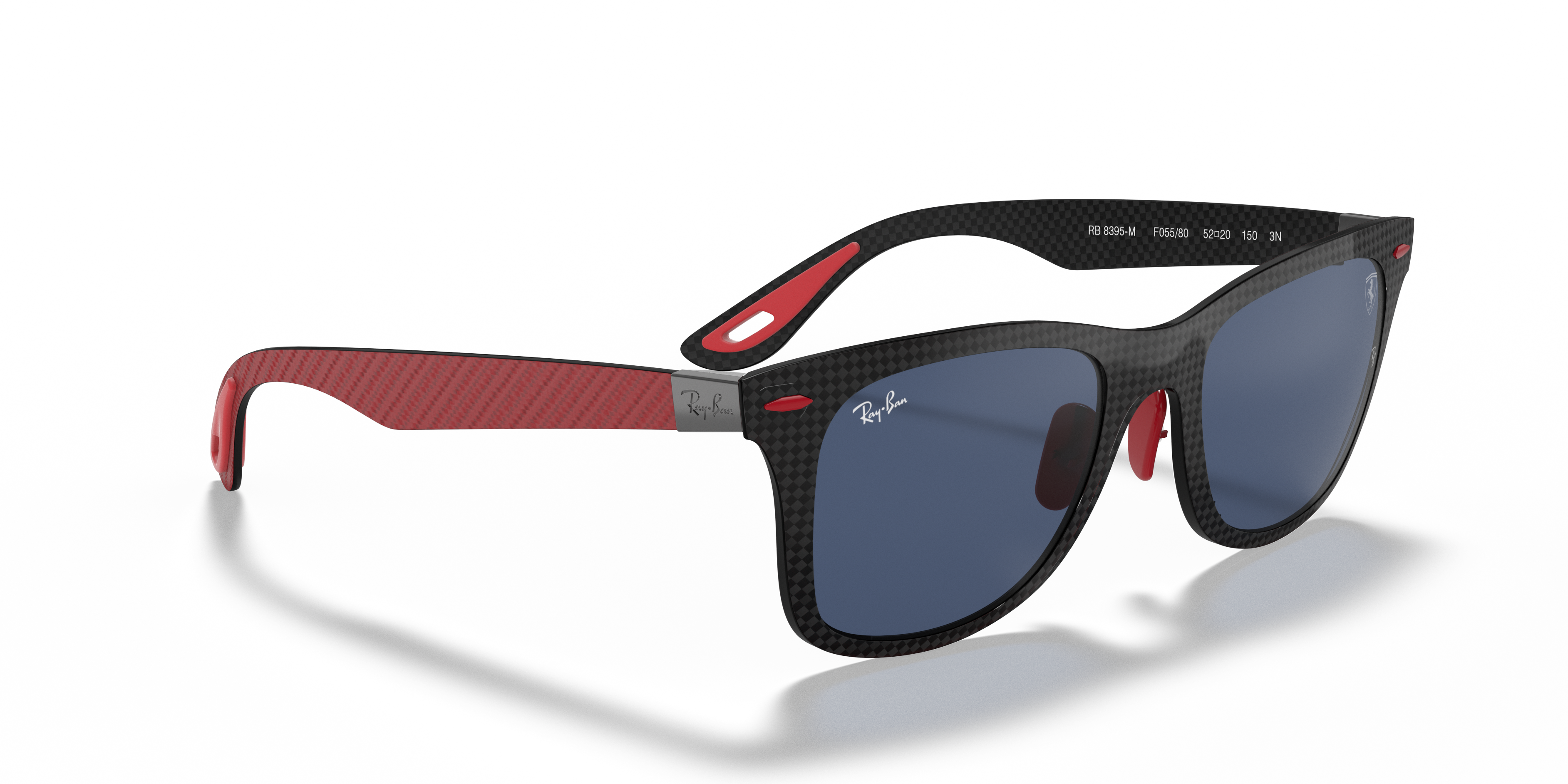 UNISEXRAY-BAN RB 8395M SUNGLASSES - F05471 MAT CARBON MATT ALLUTEX 