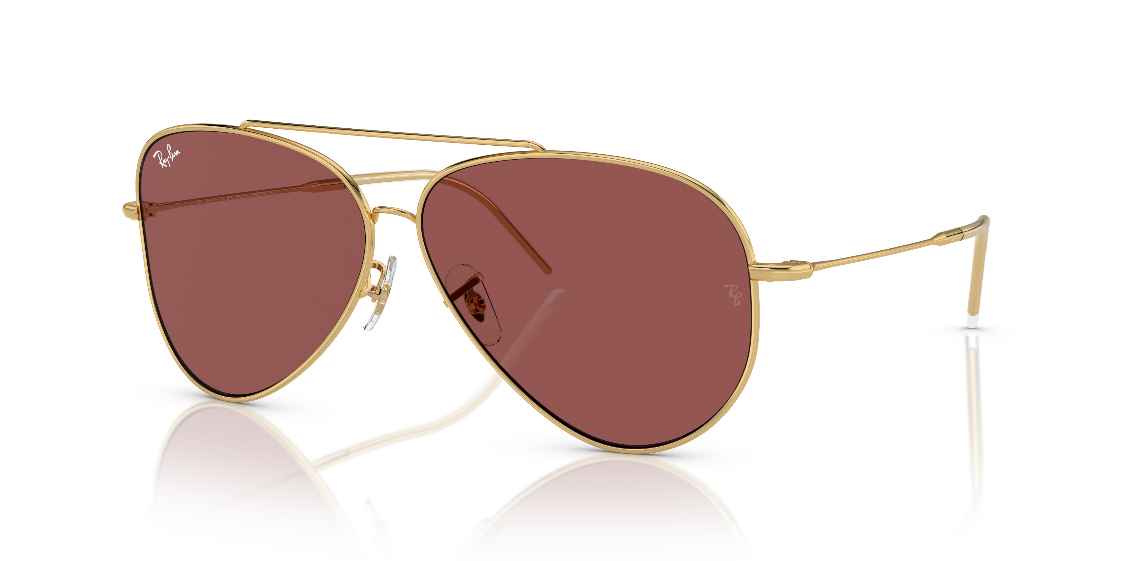 Ray-Ban Aviator Reverse Arista Gold | Icona Rivisitata Unisex