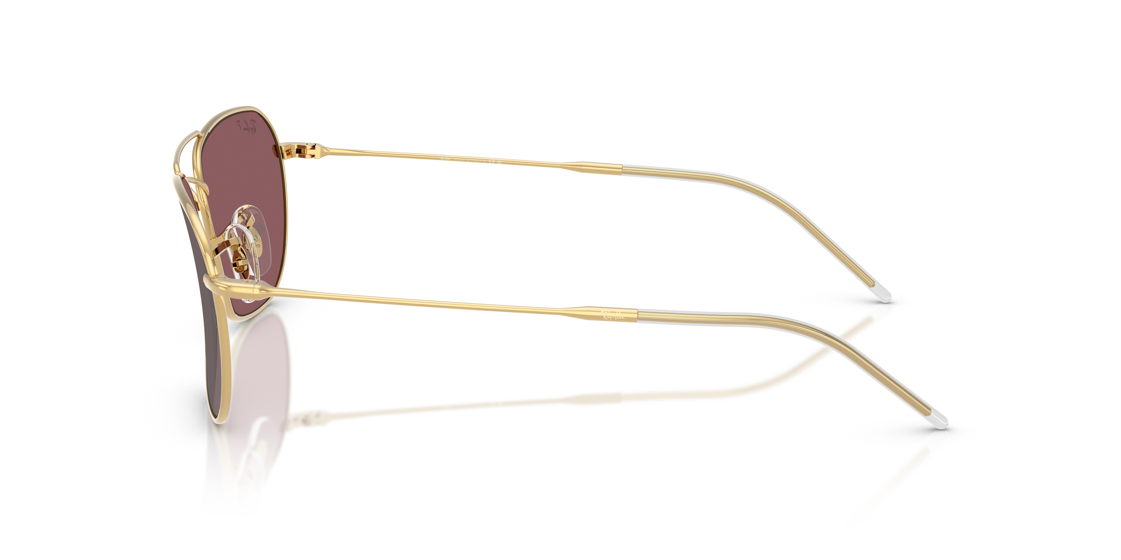 Occhiali da Sole Ray-Ban Caravan Reverse Arista Gold Originali