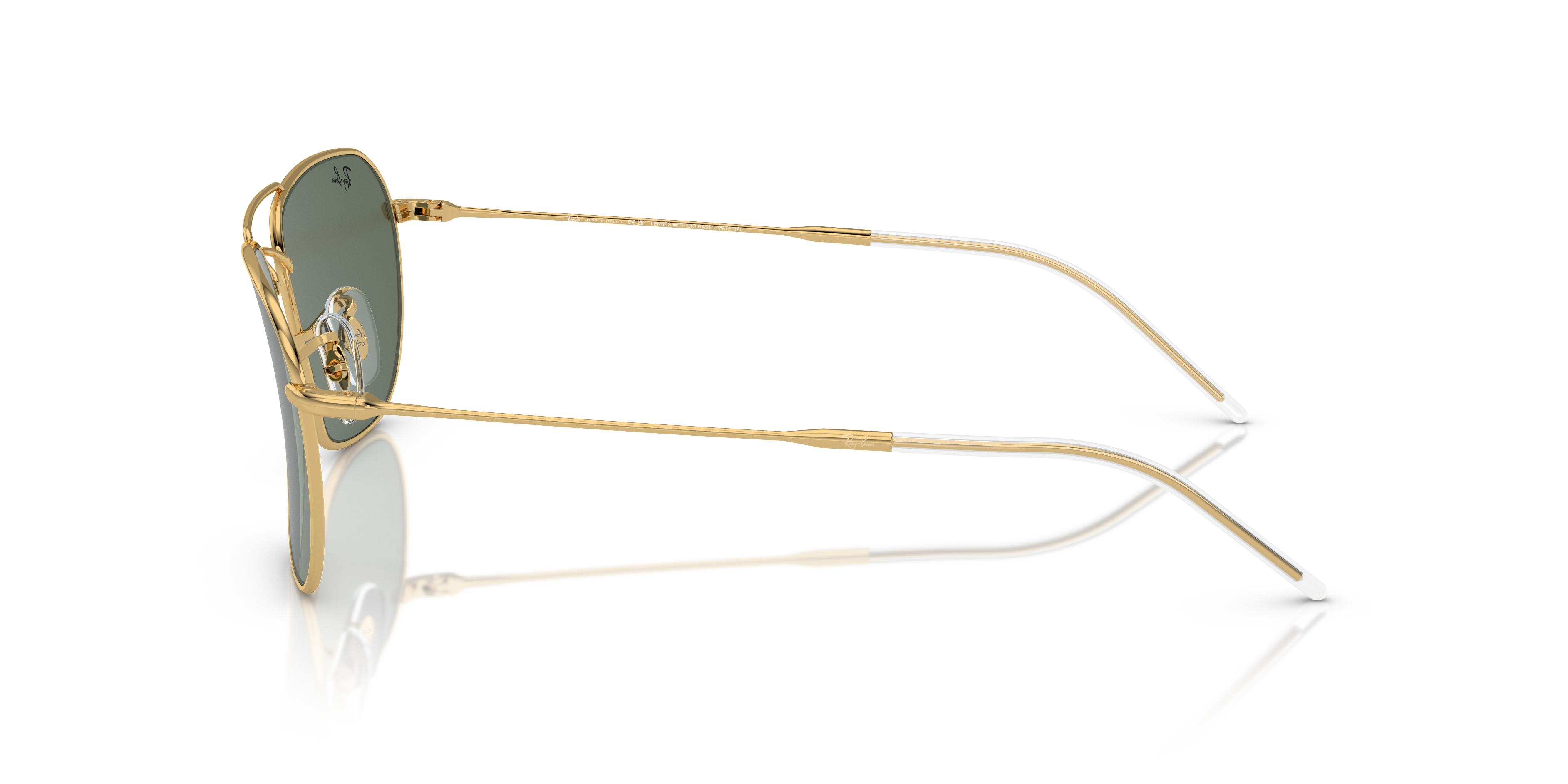 Occhiali da Sole Ray-Ban Caravan Reverse Arista Gold Originali
