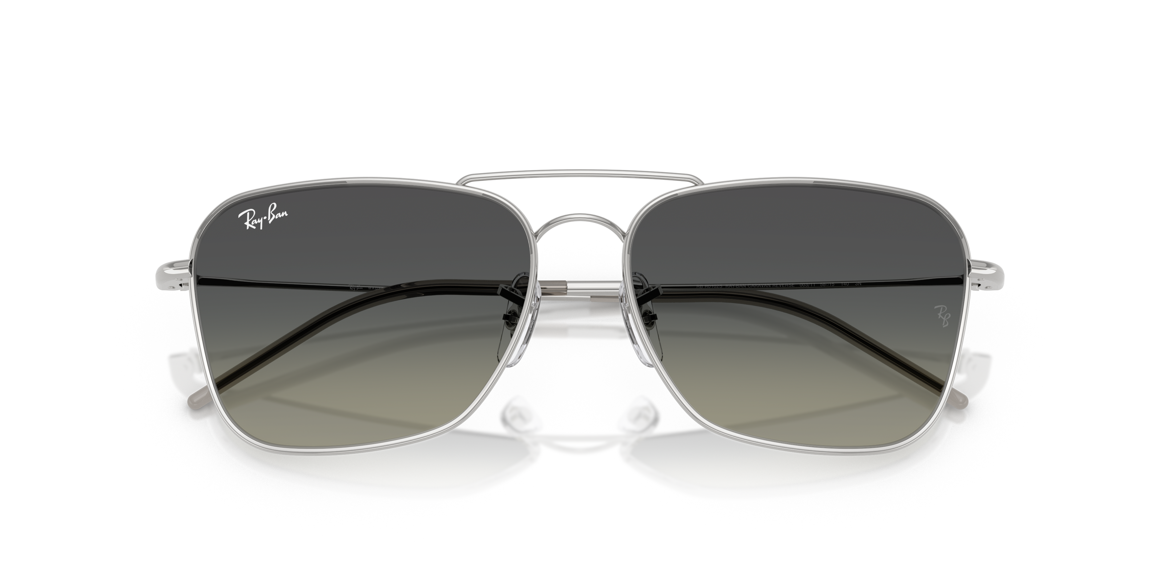 Occhiali da Sole Ray-Ban Caravan Reverse Arista Gold Originali