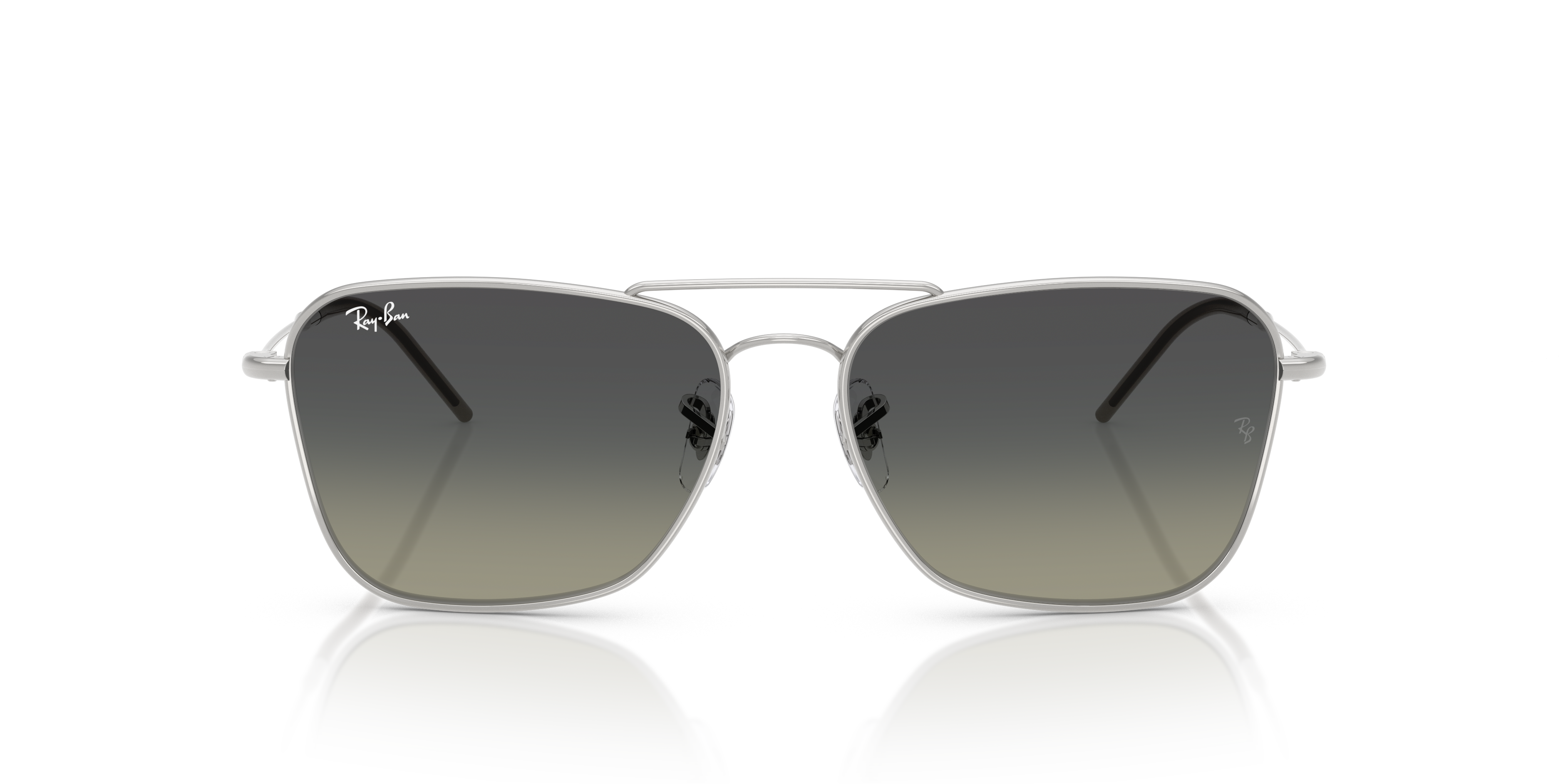Occhiali da Sole Ray-Ban Caravan Reverse Arista Gold Originali