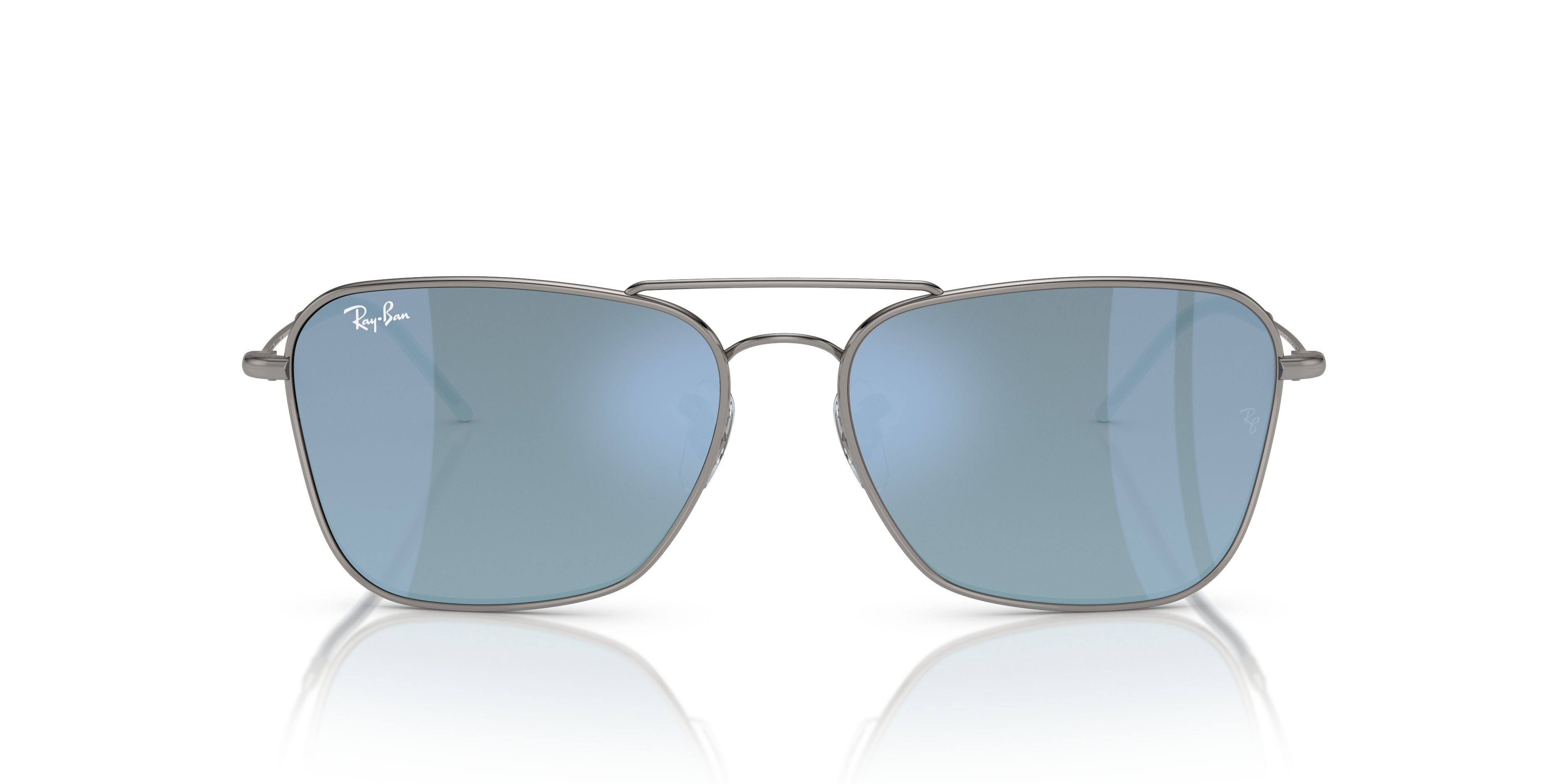 Occhiali da Sole Ray-Ban Caravan Reverse Arista Gold Originali