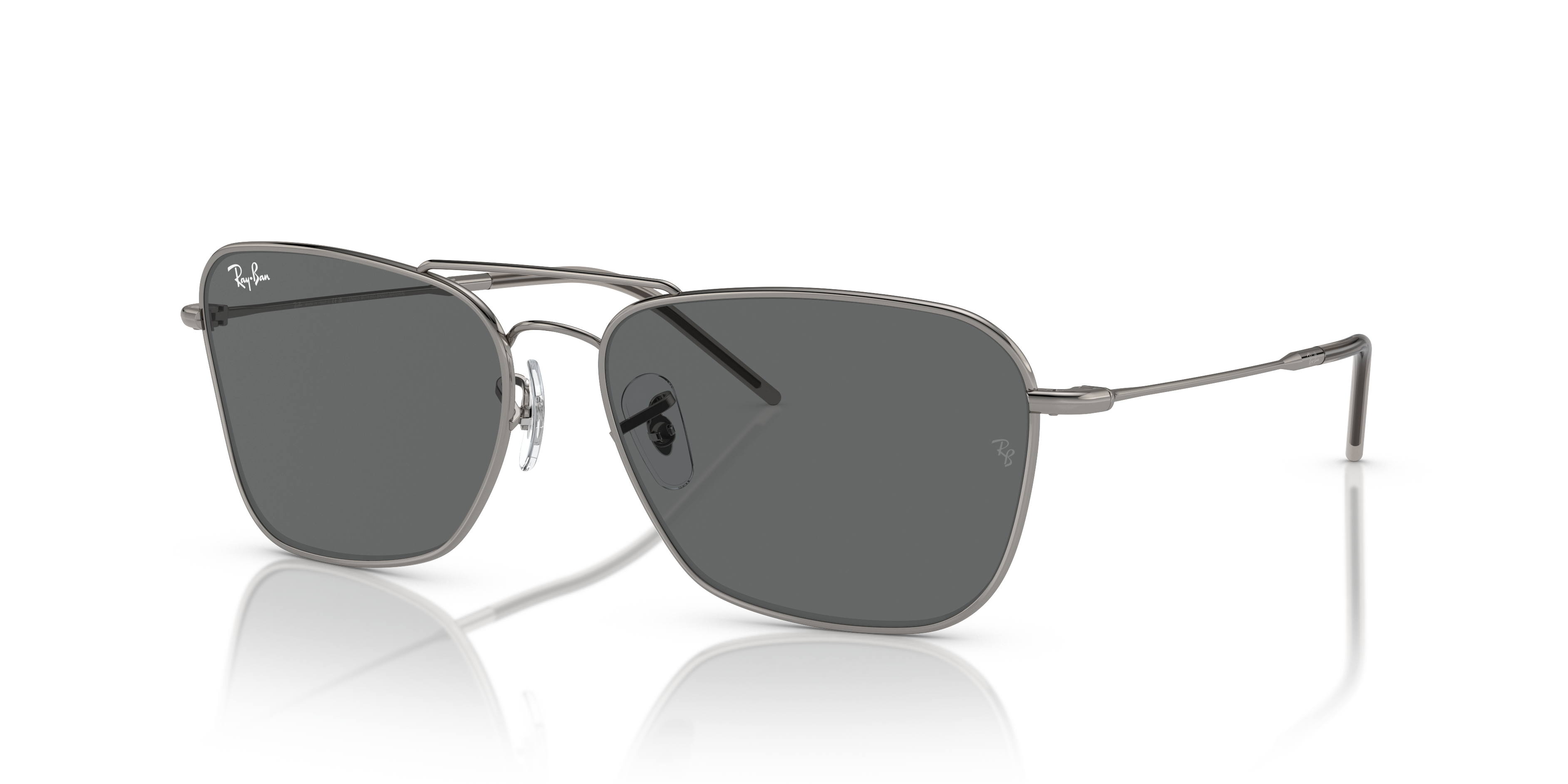 Occhiali da Sole Ray-Ban Caravan Reverse Arista Gold Originali