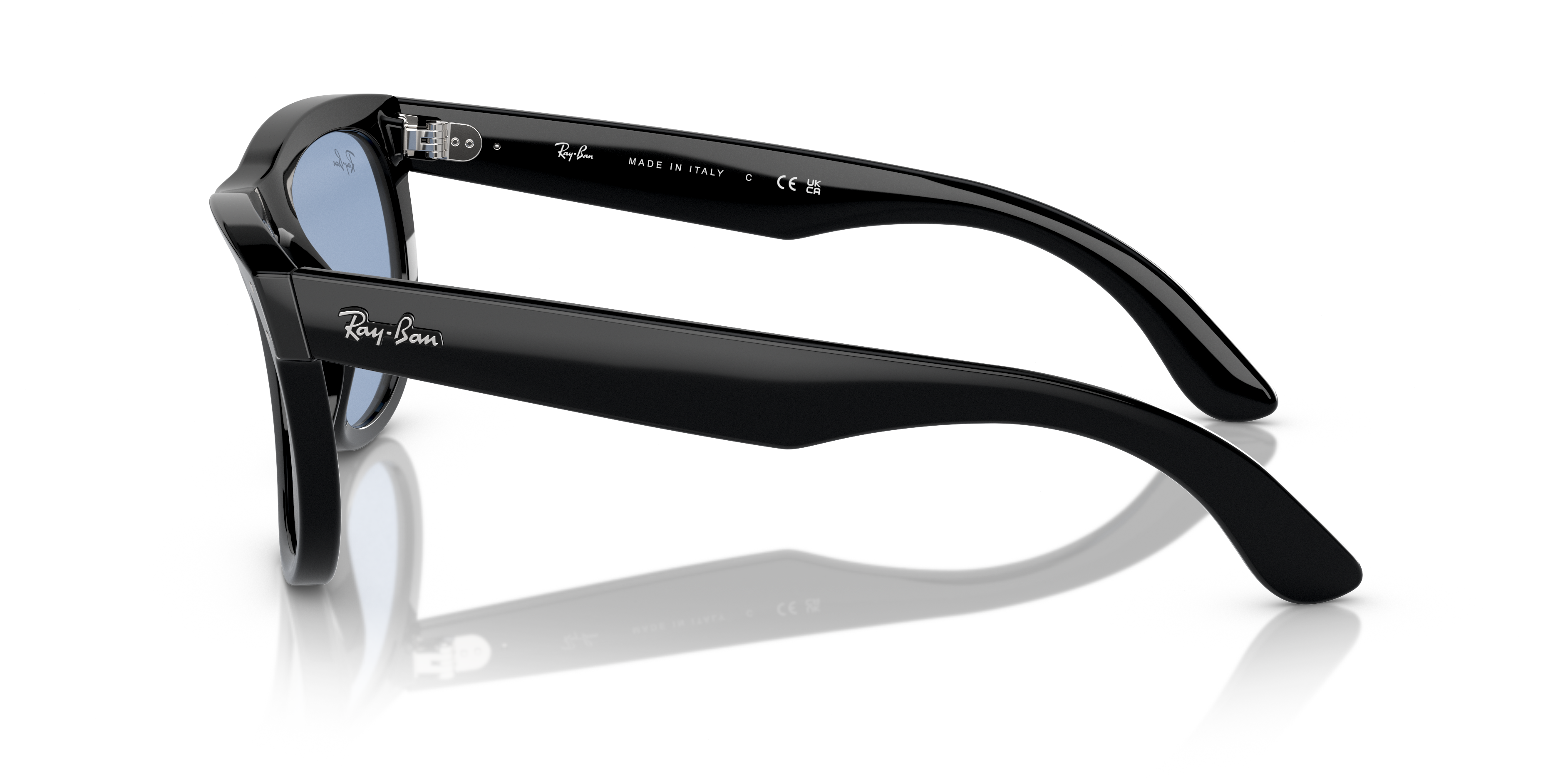 Acquista Occhiali da Sole Ray-Ban Wayfarer Reverse Neri 0RBR0502S