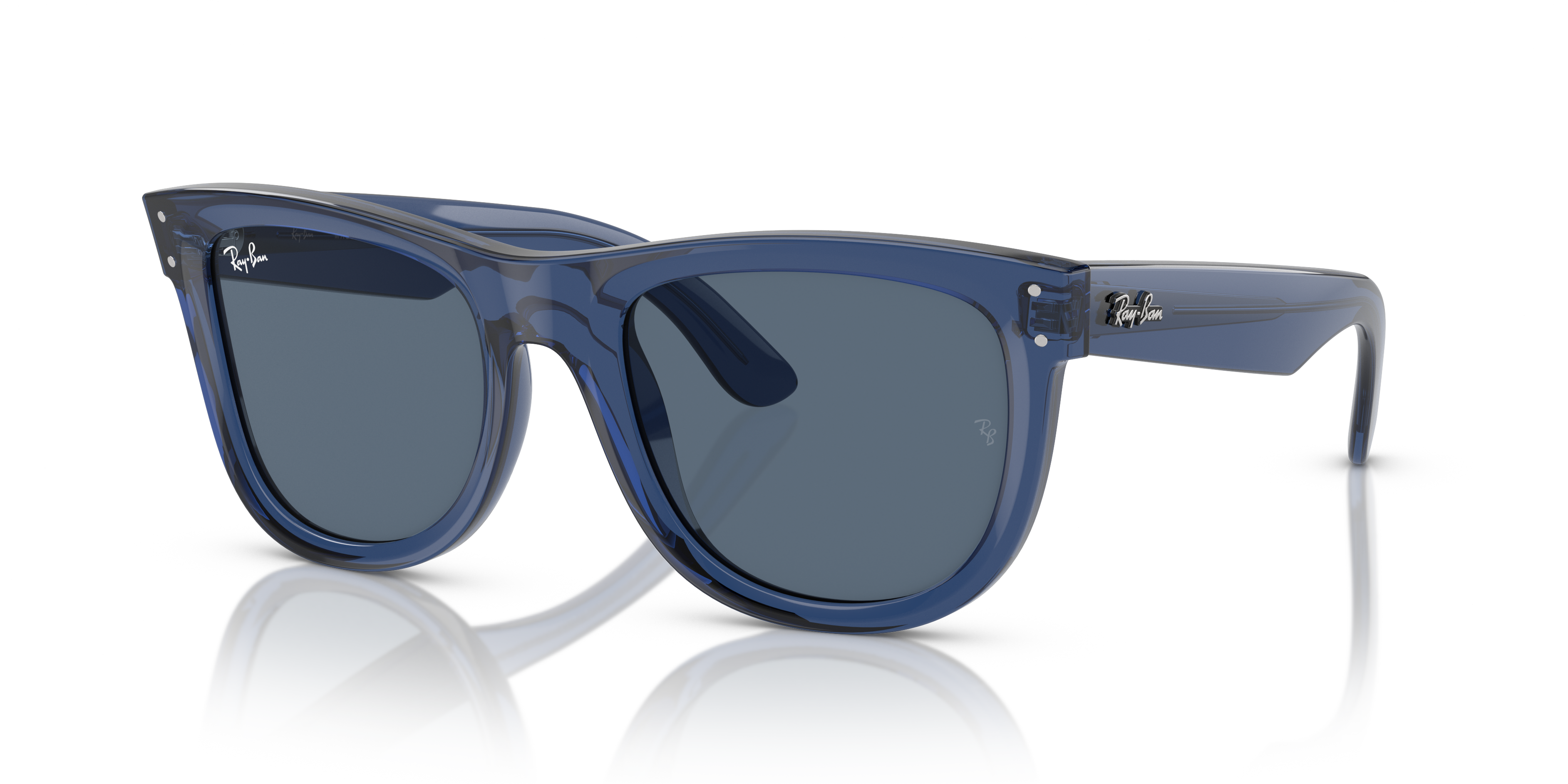 Acquista Occhiali da Sole Ray-Ban Wayfarer Reverse Neri 0RBR0502S