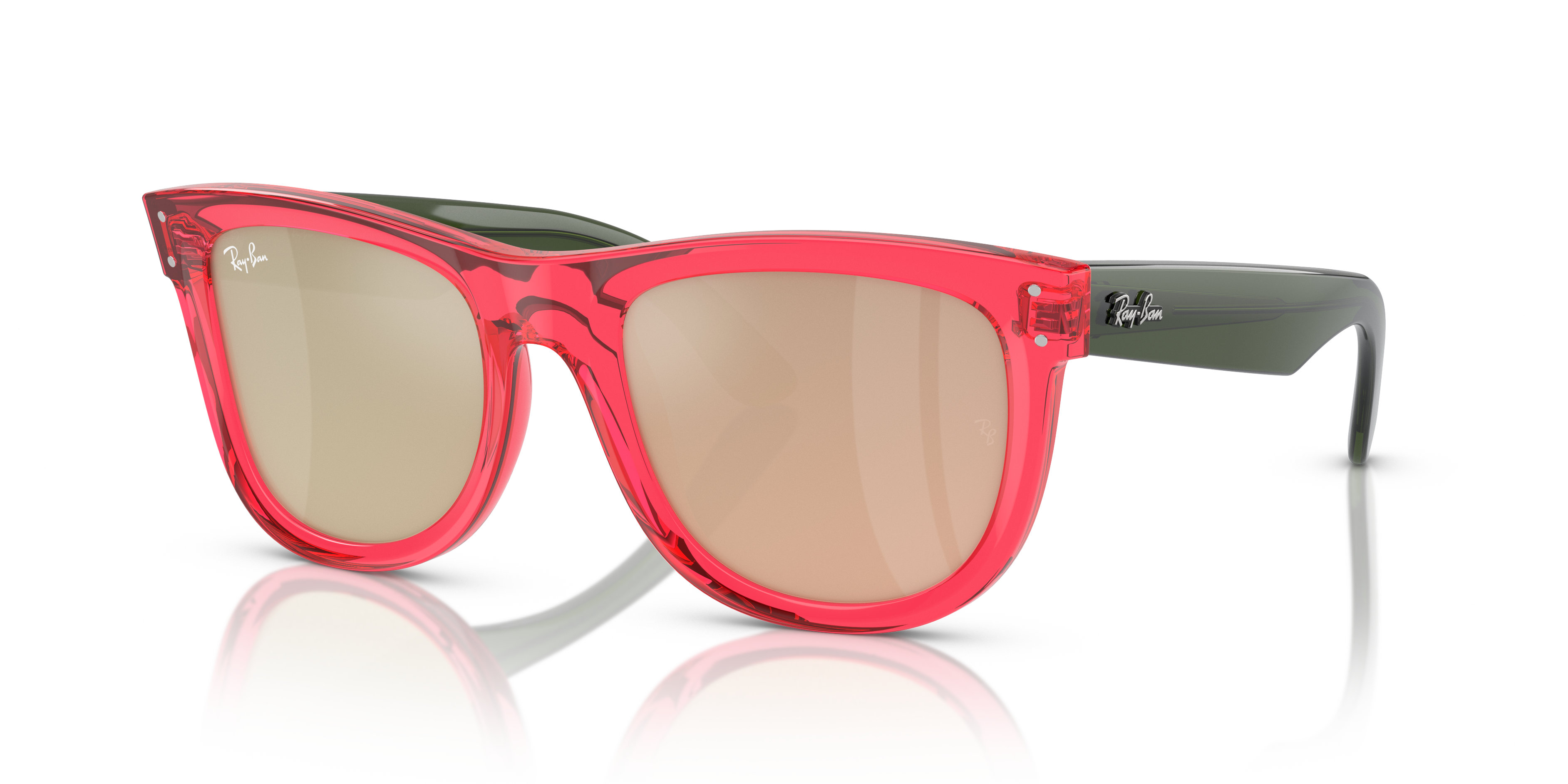 Acquista Occhiali da Sole Ray-Ban Wayfarer Reverse Neri 0RBR0502S
