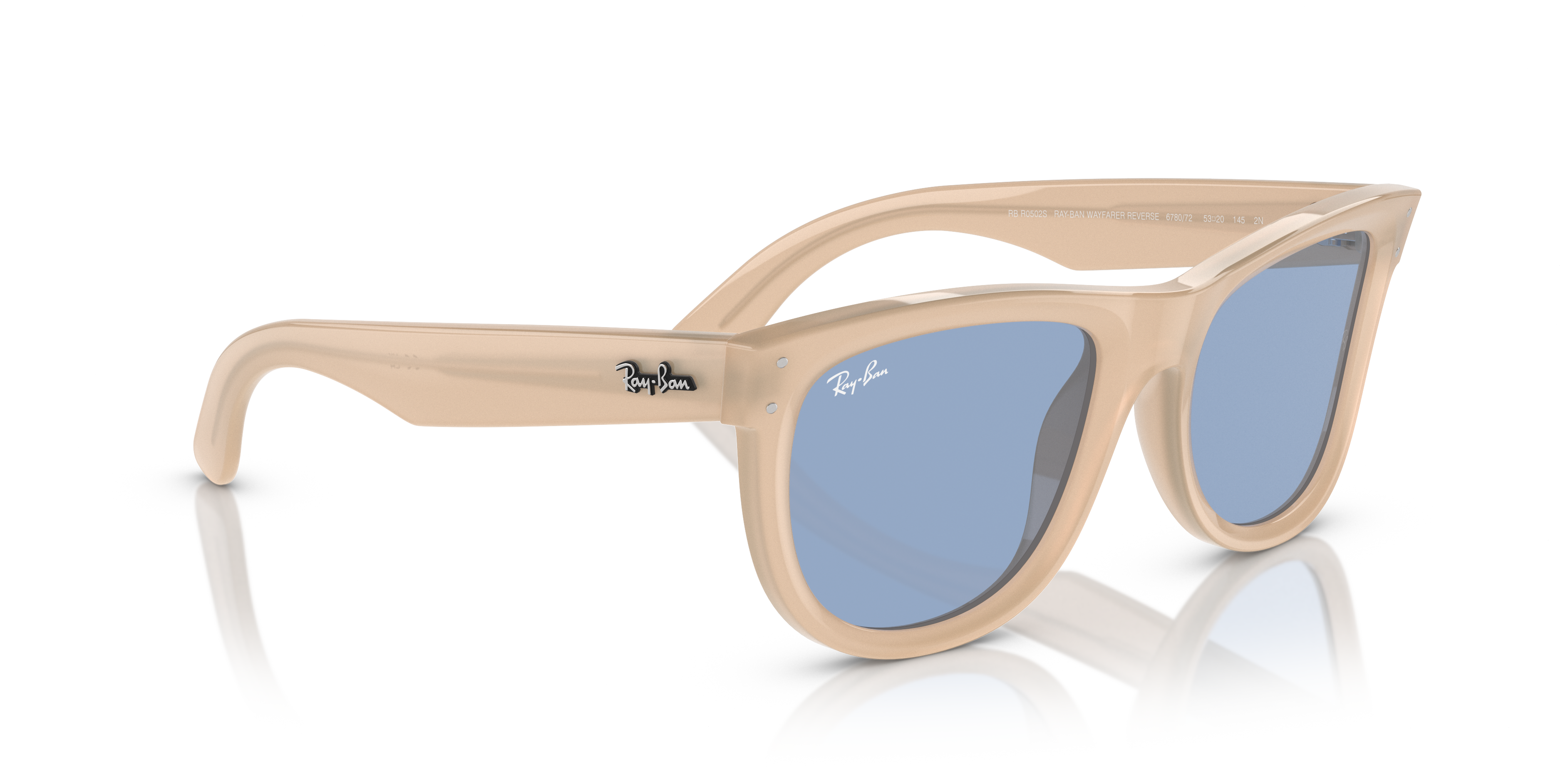 Acquista Occhiali da Sole Ray-Ban Wayfarer Reverse Neri 0RBR0502S