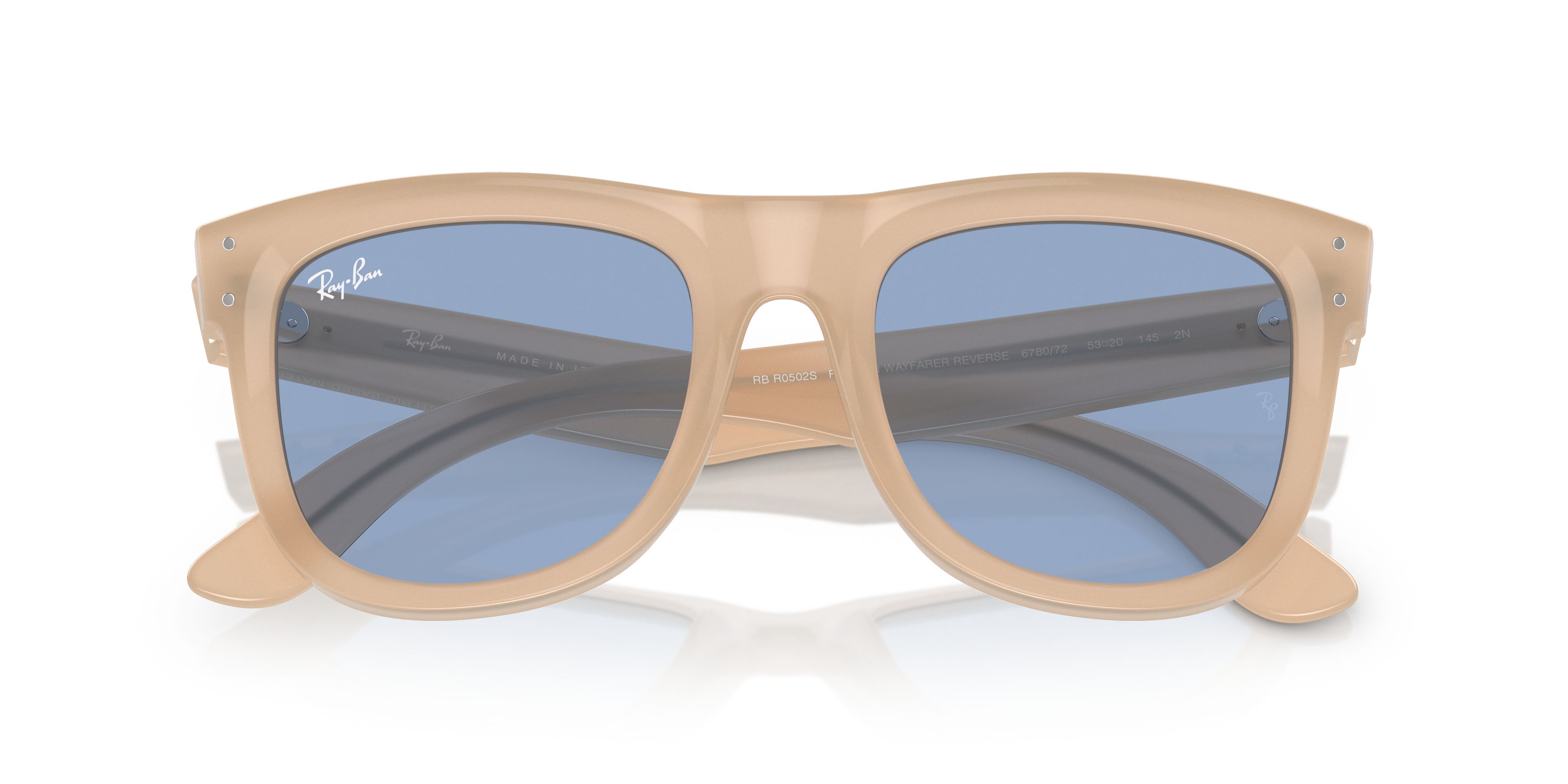 Acquista Occhiali da Sole Ray-Ban Wayfarer Reverse Neri 0RBR0502S