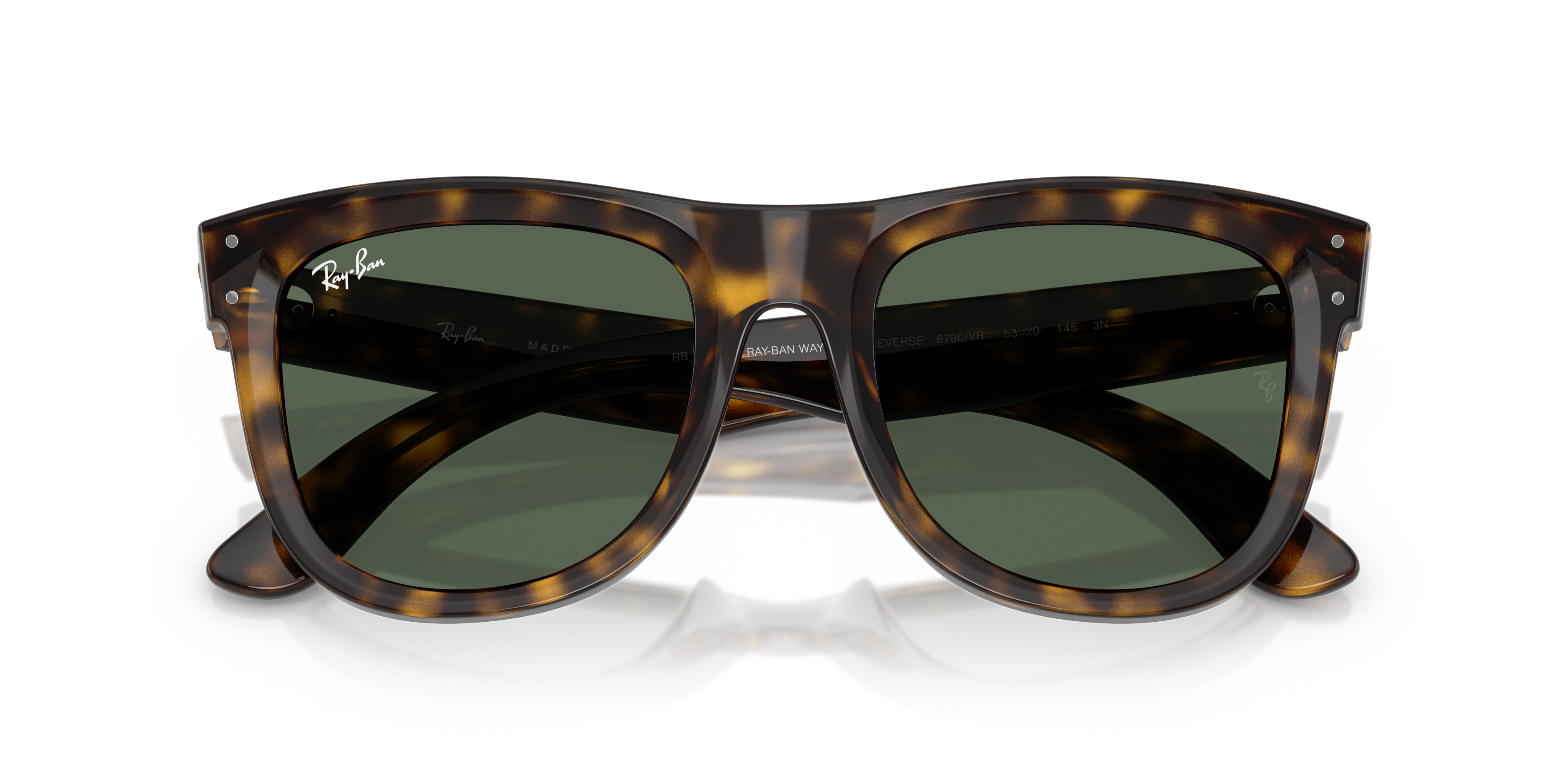 Acquista Occhiali da Sole Ray-Ban Wayfarer Reverse Neri 0RBR0502S