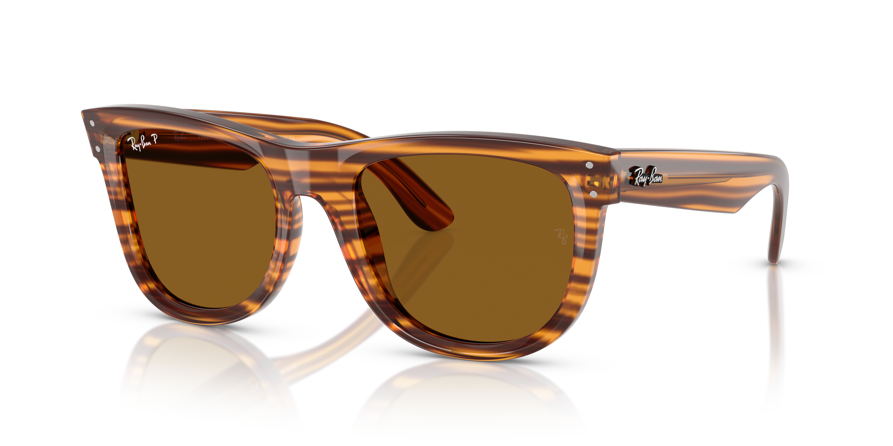 Acquista Occhiali da Sole Ray-Ban Wayfarer Reverse Neri 0RBR0502S
