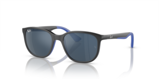 RAY-BAN JUNIOR RJ 9078S - 715155 GRIGIO SU BLU | OCCHIALE DA SOLE BAMBINO UNISEX | CALIBRO 48