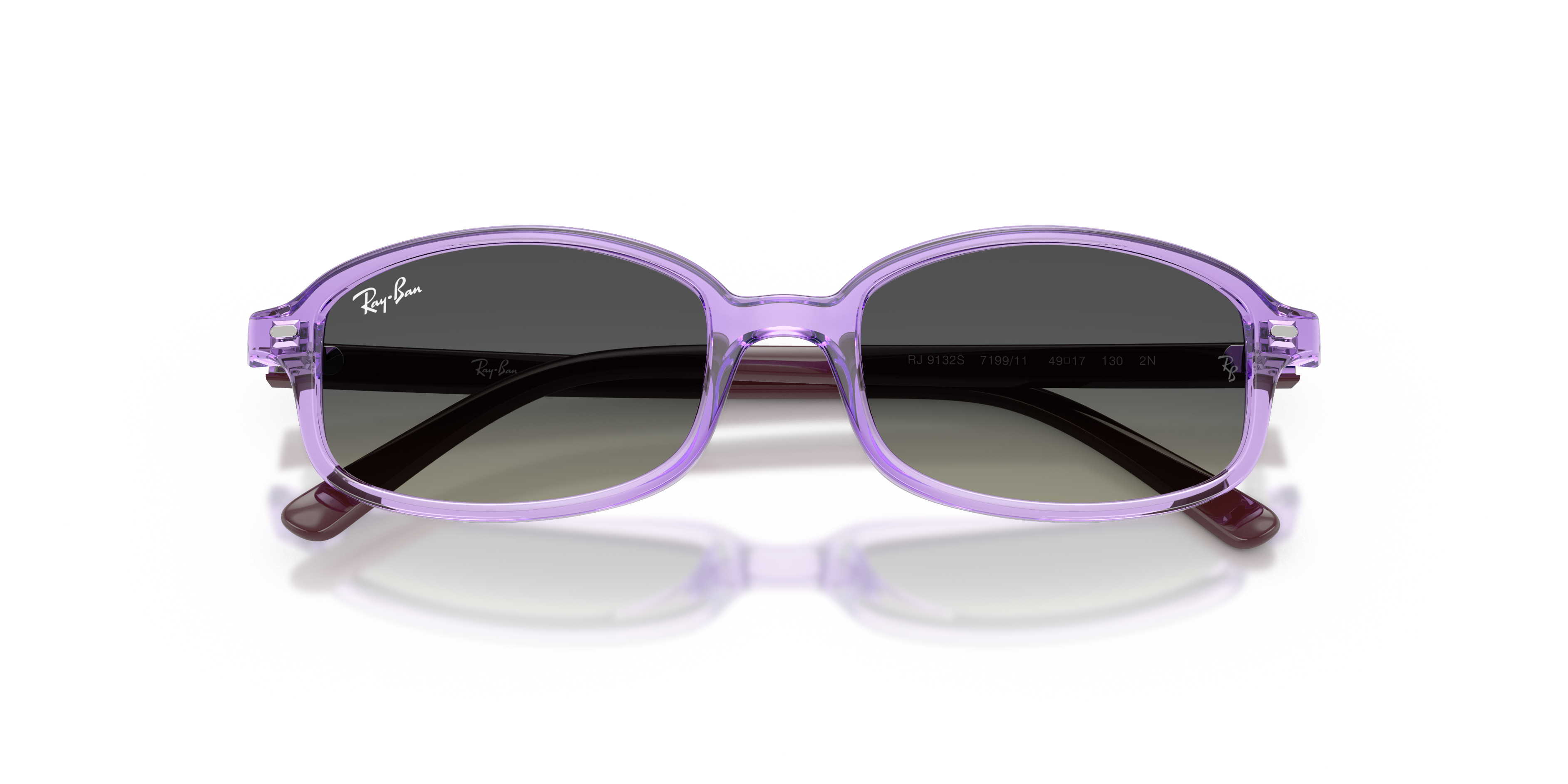 Occhiali da Sole Ray-Ban Bambini Beige Trasparente RB9132S Originali