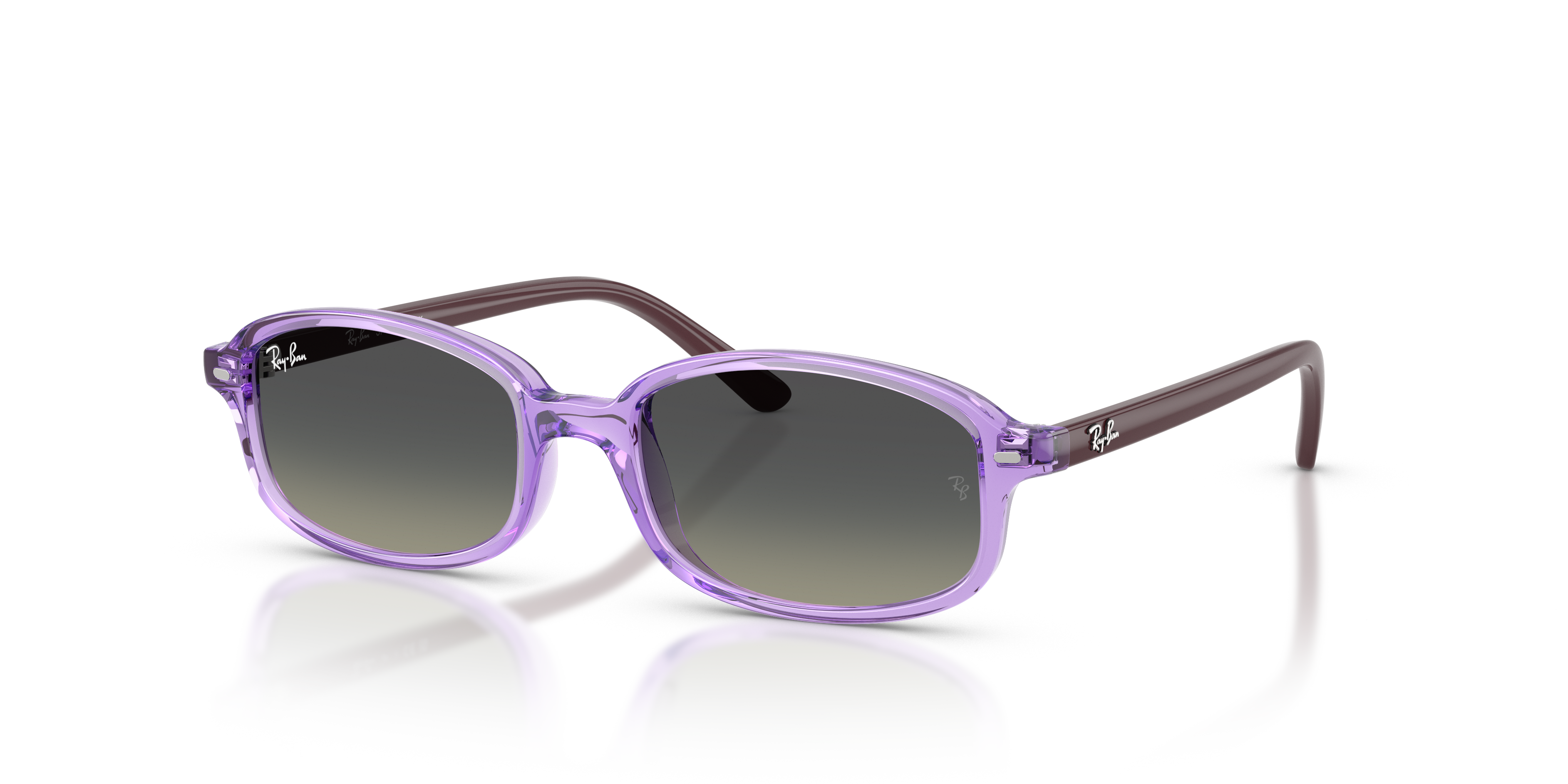 Occhiali da Sole Ray-Ban Bambini Beige Trasparente RB9132S Originali