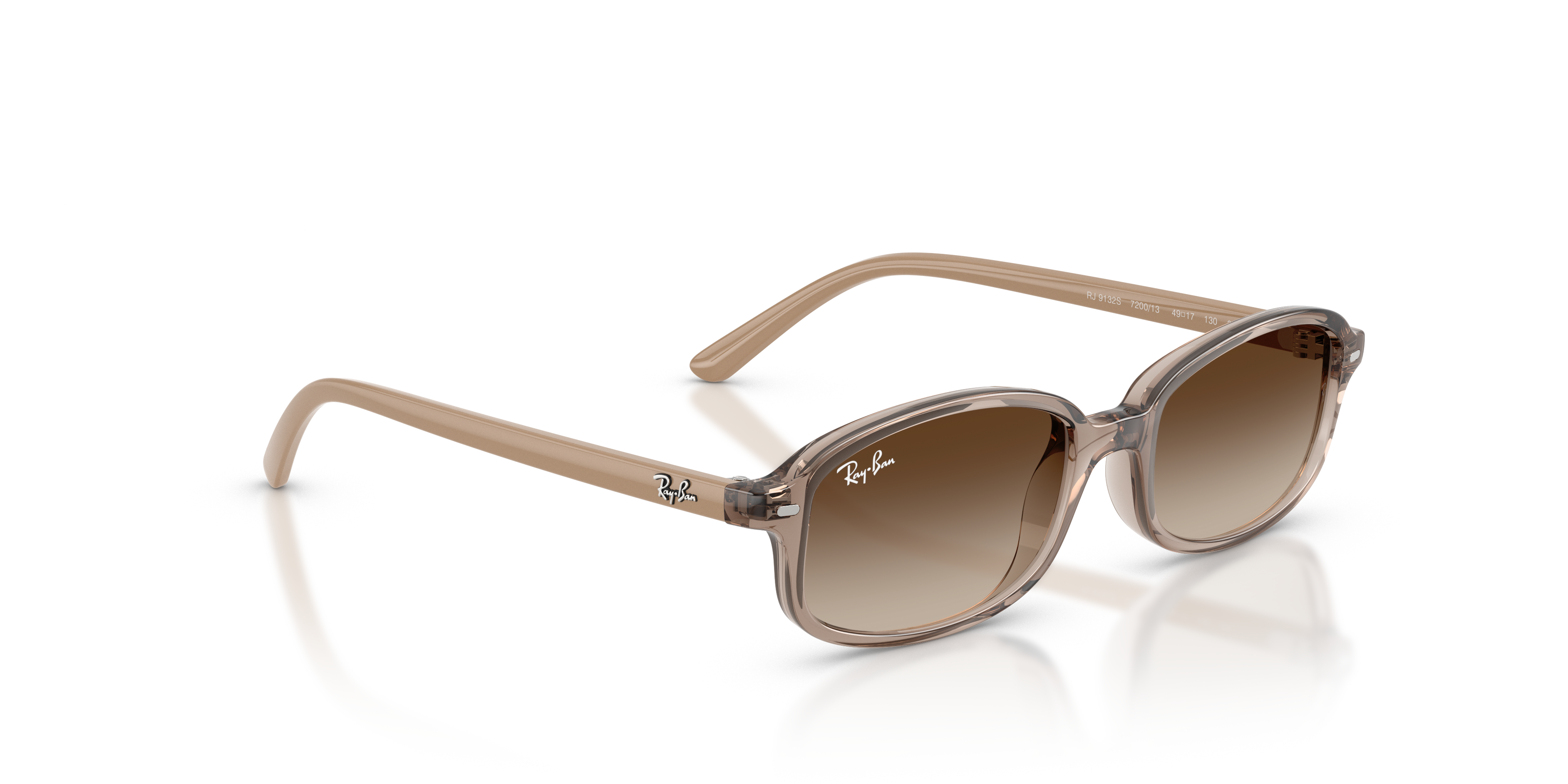 Occhiali da Sole Ray-Ban Bambini Beige Trasparente RB9132S Originali