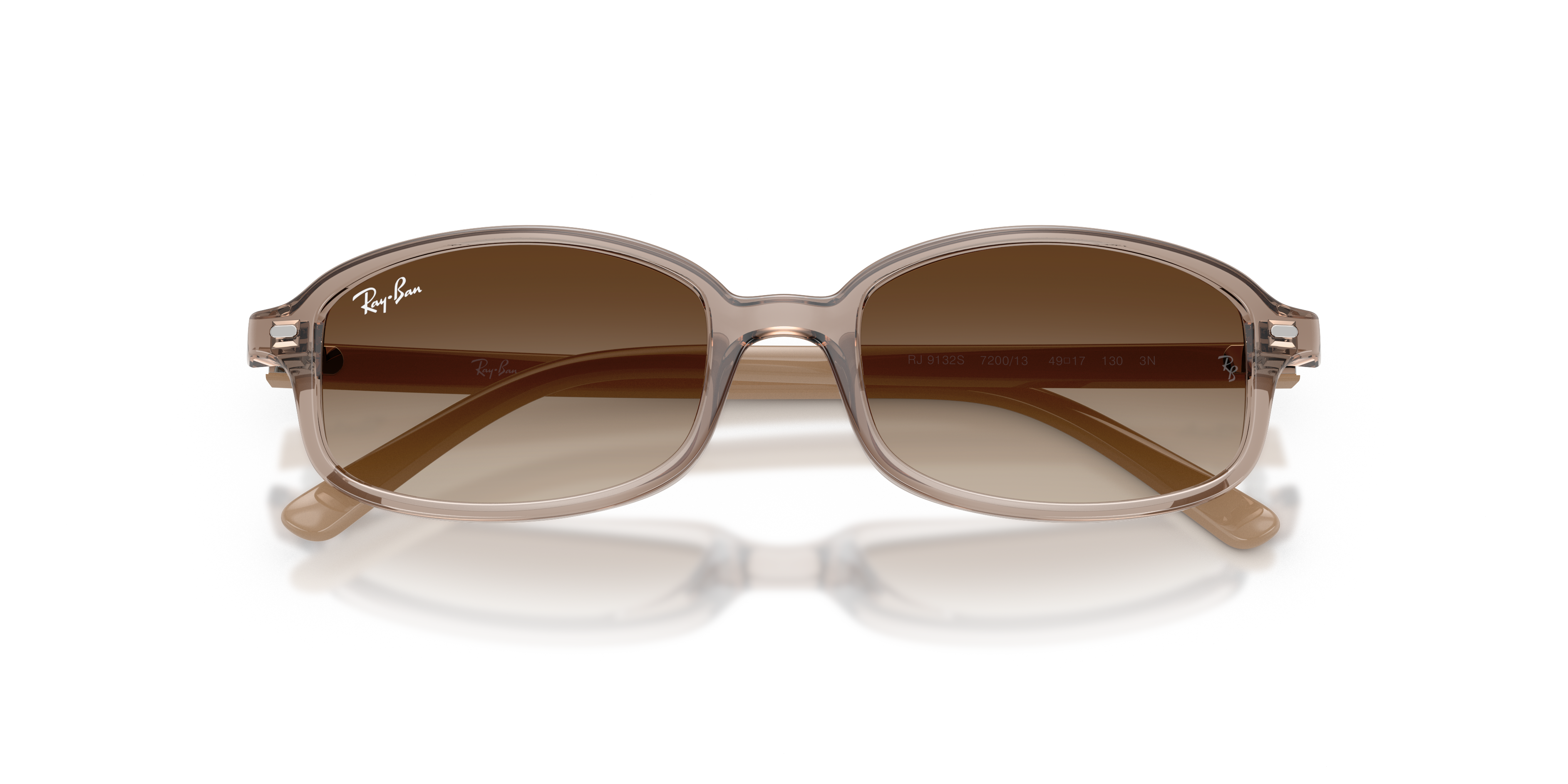 Occhiali da Sole Ray-Ban Bambini Beige Trasparente RB9132S Originali