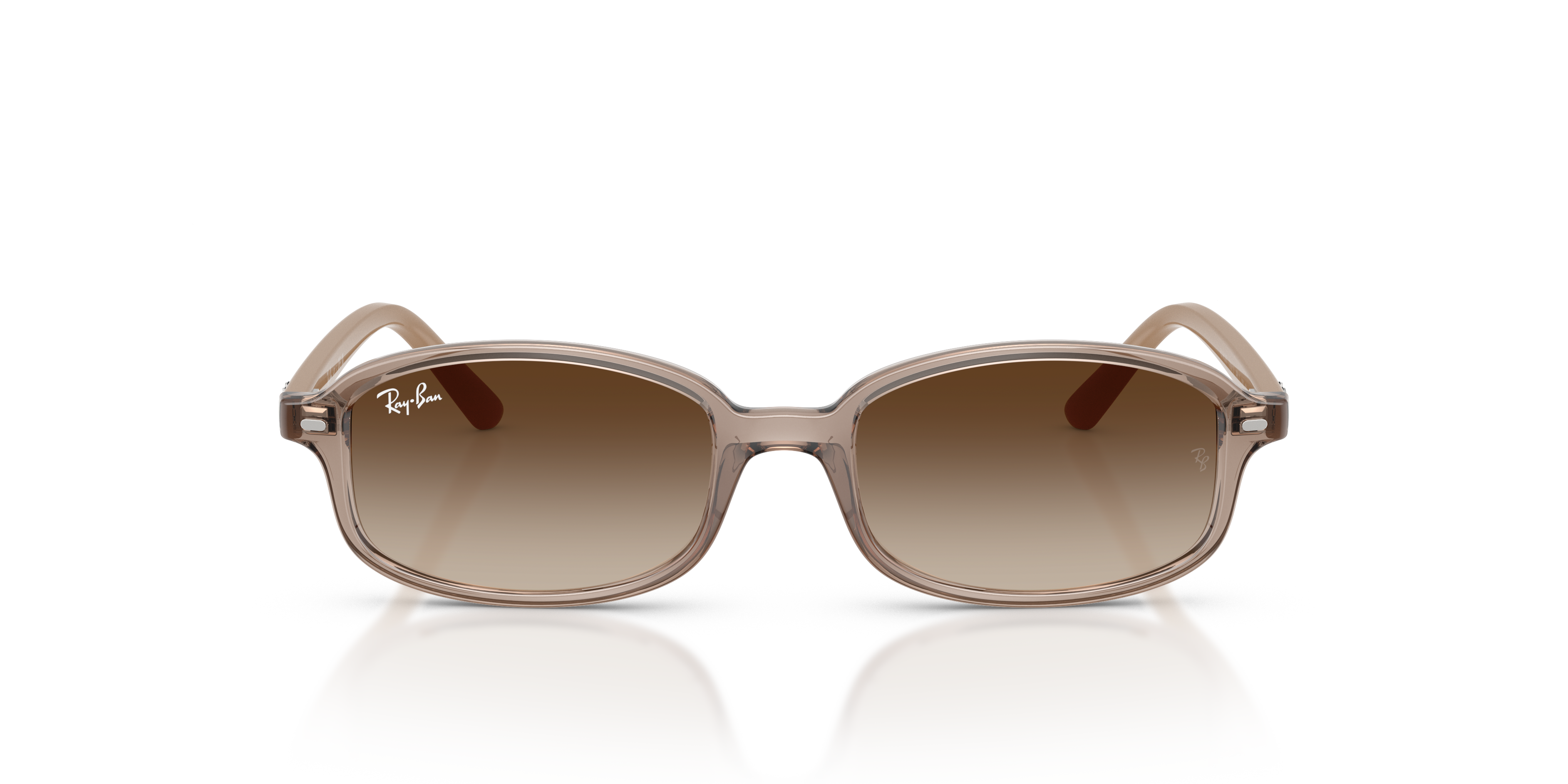 Occhiali da Sole Ray-Ban Bambini Beige Trasparente RB9132S Originali