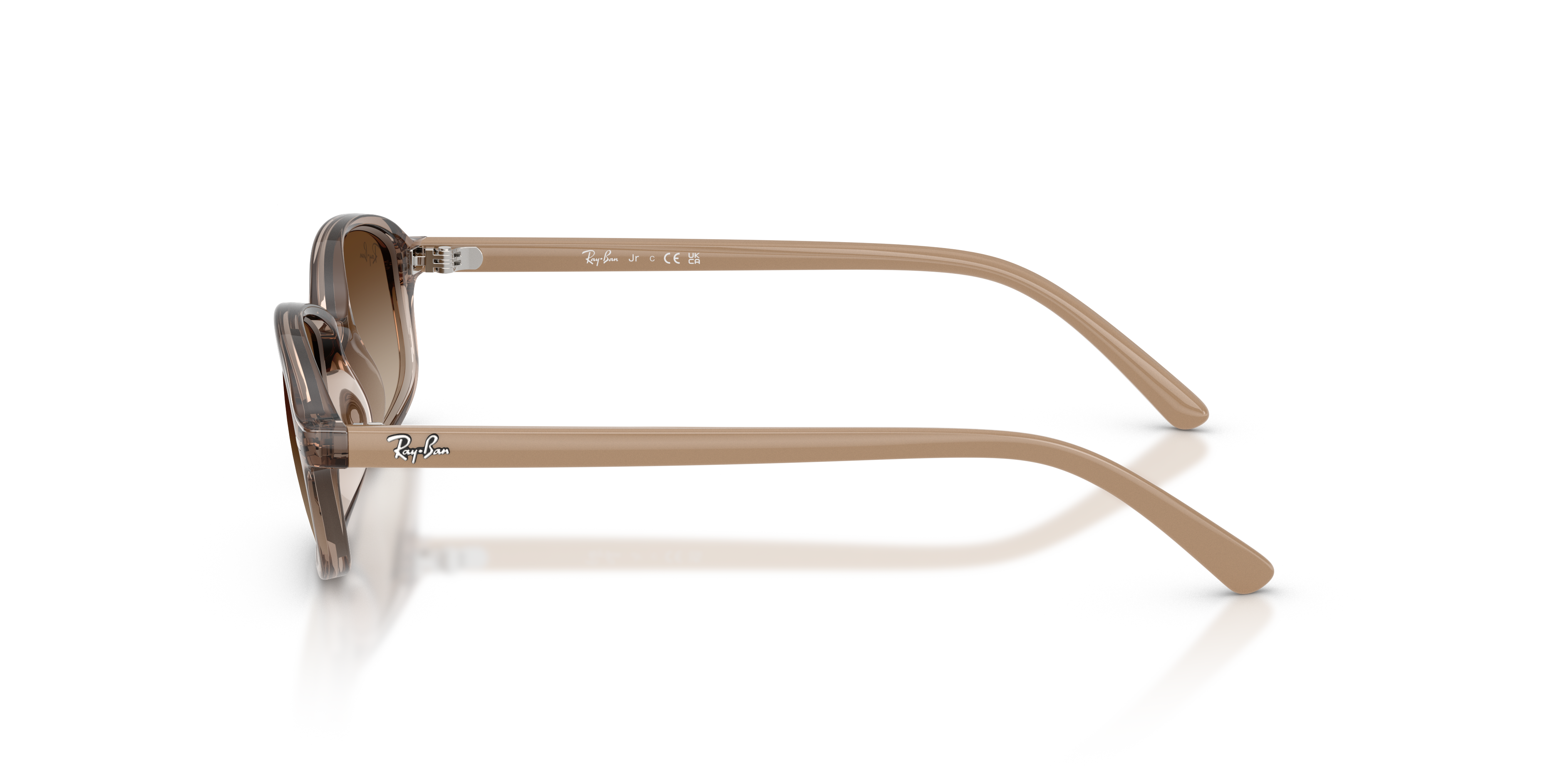 Occhiali da Sole Ray-Ban Bambini Beige Trasparente RB9132S Originali