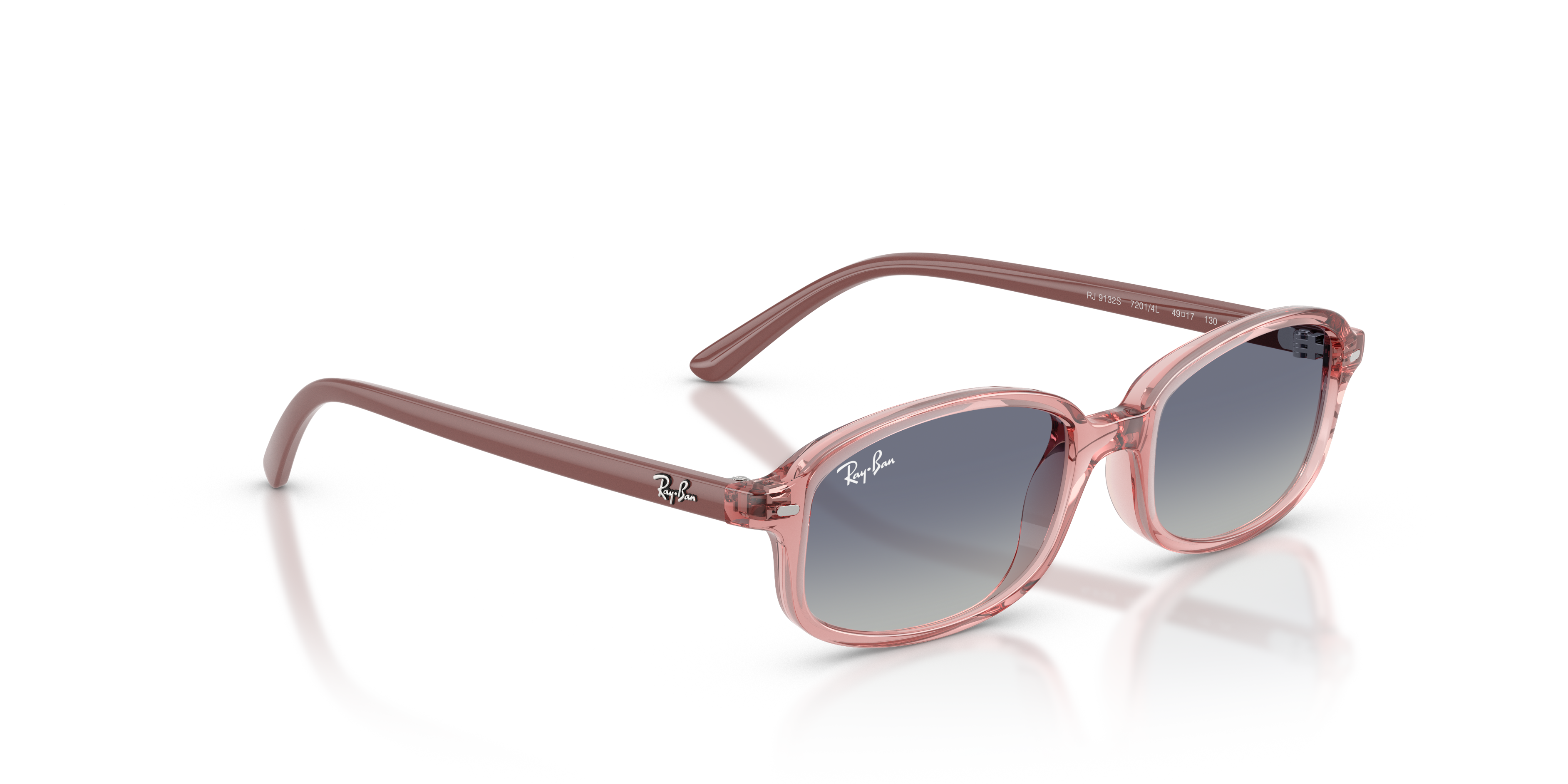 Occhiali da Sole Ray-Ban Bambini Beige Trasparente RB9132S Originali