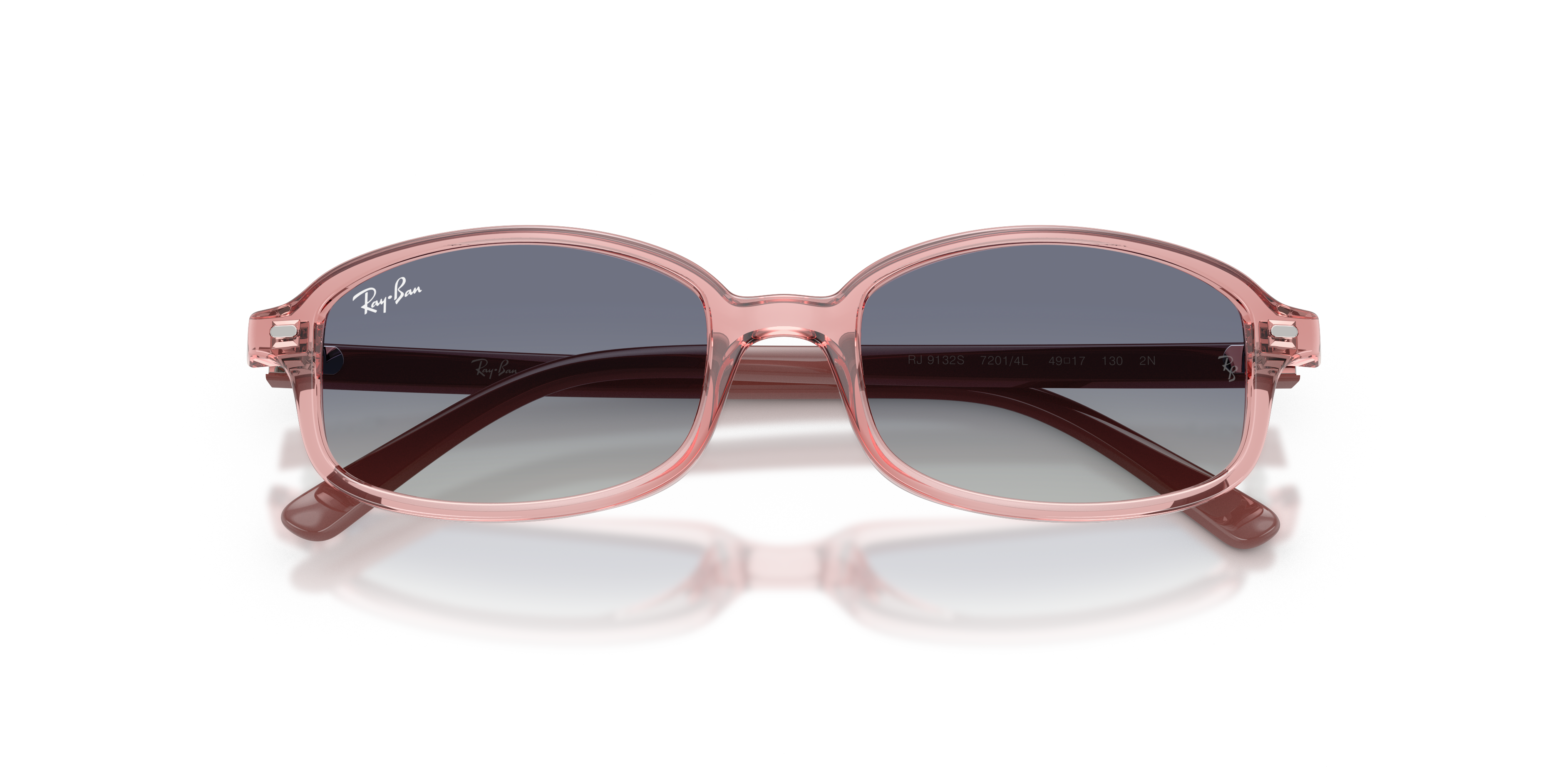 Occhiali da Sole Ray-Ban Bambini Beige Trasparente RB9132S Originali