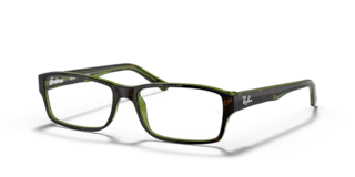 Ray-Ban RB5169 Havana On Green: Occhiali da Vista Unisex Originali