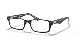 Ray-Ban 0RX5206 occhiali da vista Black On Transparent