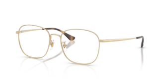 Occhiali da Vista Ray-Ban 0RX6418D Pale Gold Unisex - Eleganza Sottile