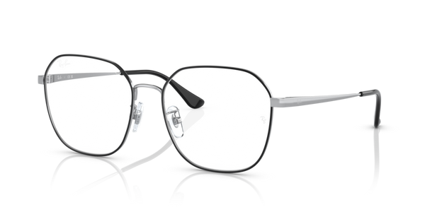 Occhiali da vista Ray-Ban 0RX6490D Black On Silver - Unisex