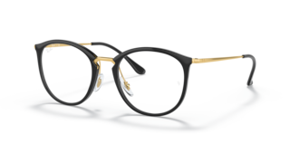 Occhiali da Vista Ray-Ban 0RX7140 Donna Neri | Design Iconico