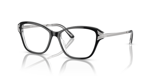 Occhiali da Vista Sferoflex SF1577 Donna | Top Black On Transparent