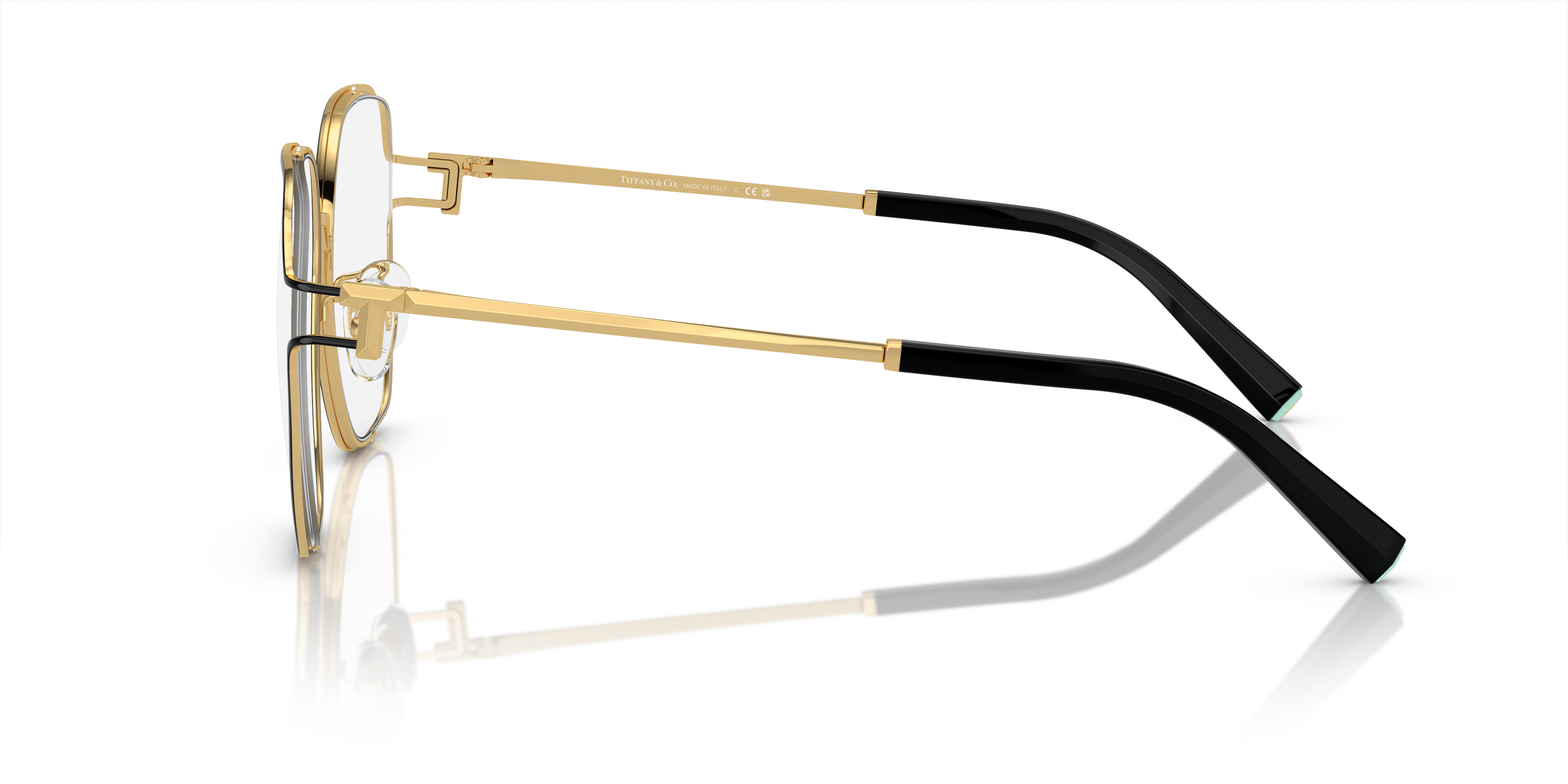Occhiali da Sole Tiffany TF1155D Donna - Neri e Oro | Originali