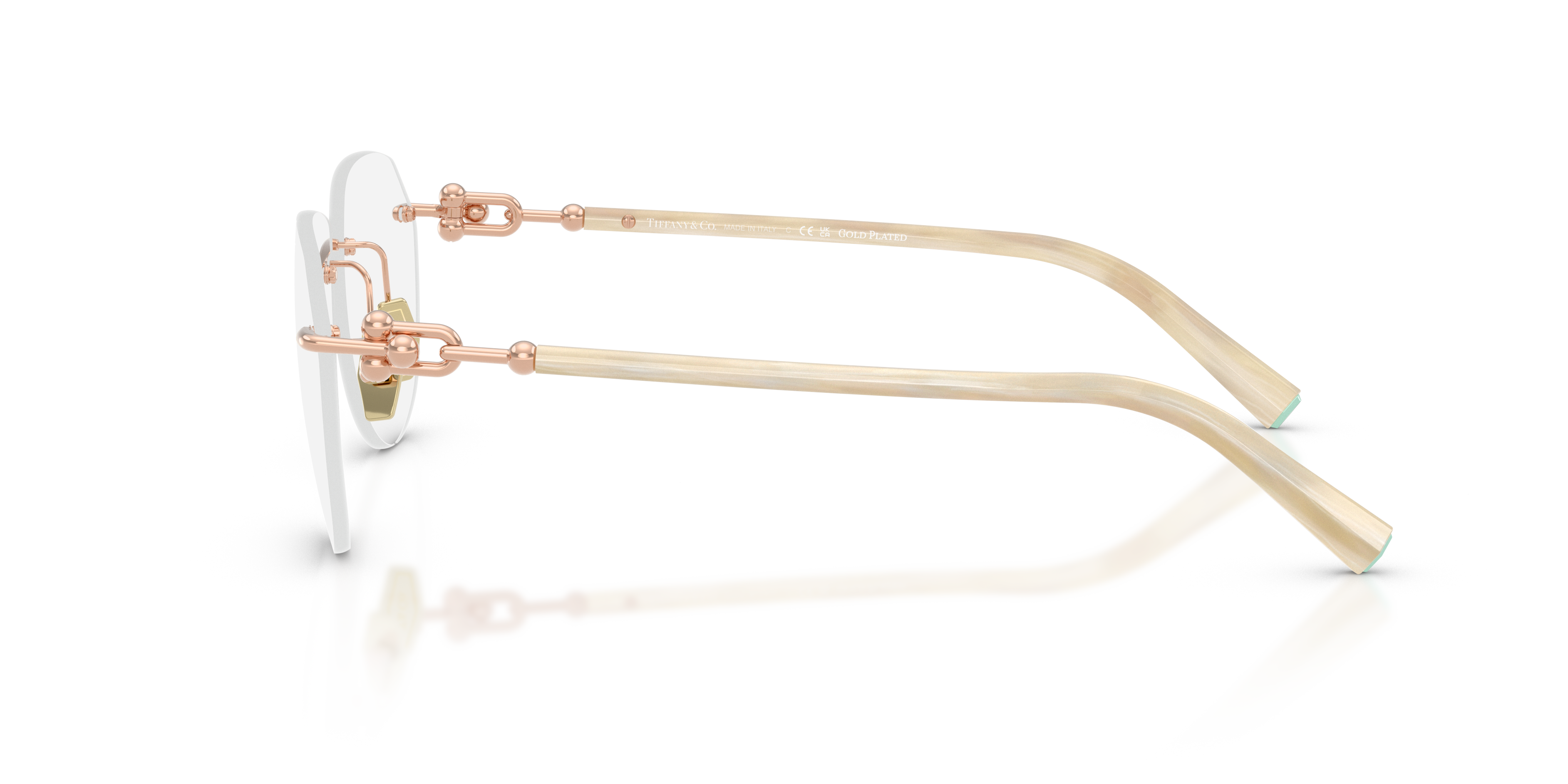 Occhiali da Sole Tiffany TF1173K Oro Rosa Originali | Unisex