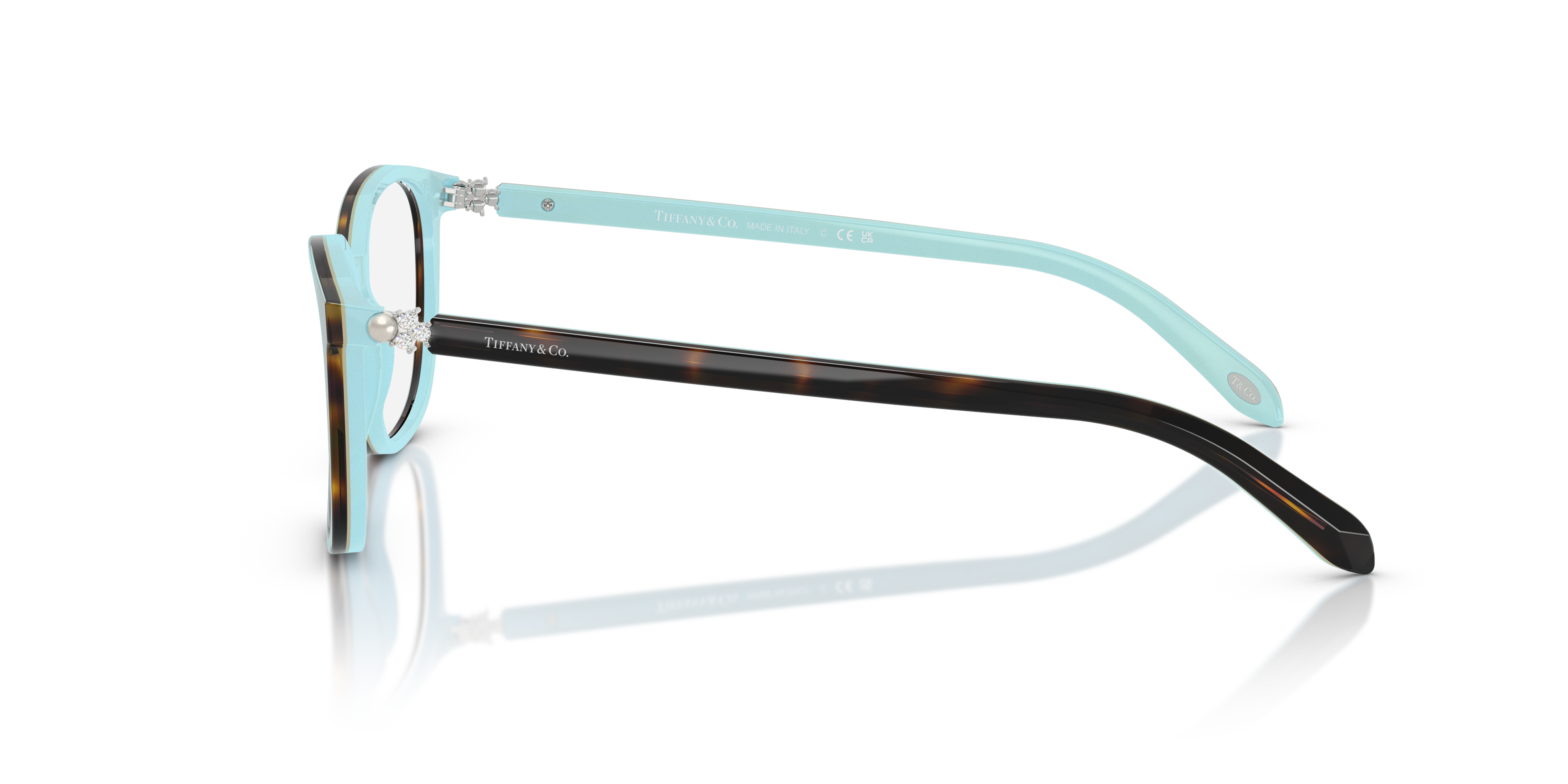 Occhiali da Sole Tiffany 0TF2109HB Ocean Turquoise Originali