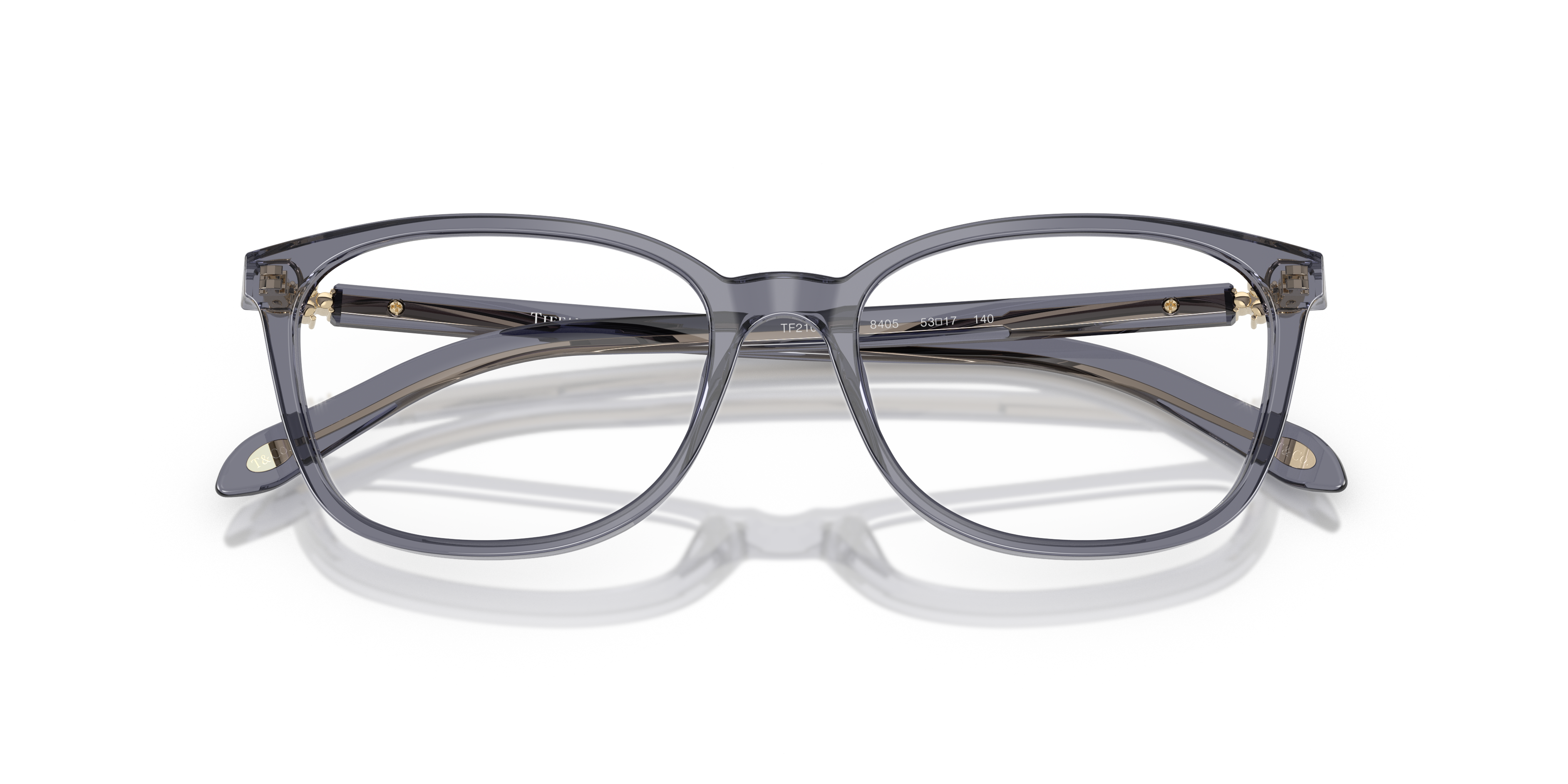 Occhiali da sole da donna Tiffany & Co. modello 0TF2109HB in colore Ocean Turquoise con montatura in acetato e lenti scure, m