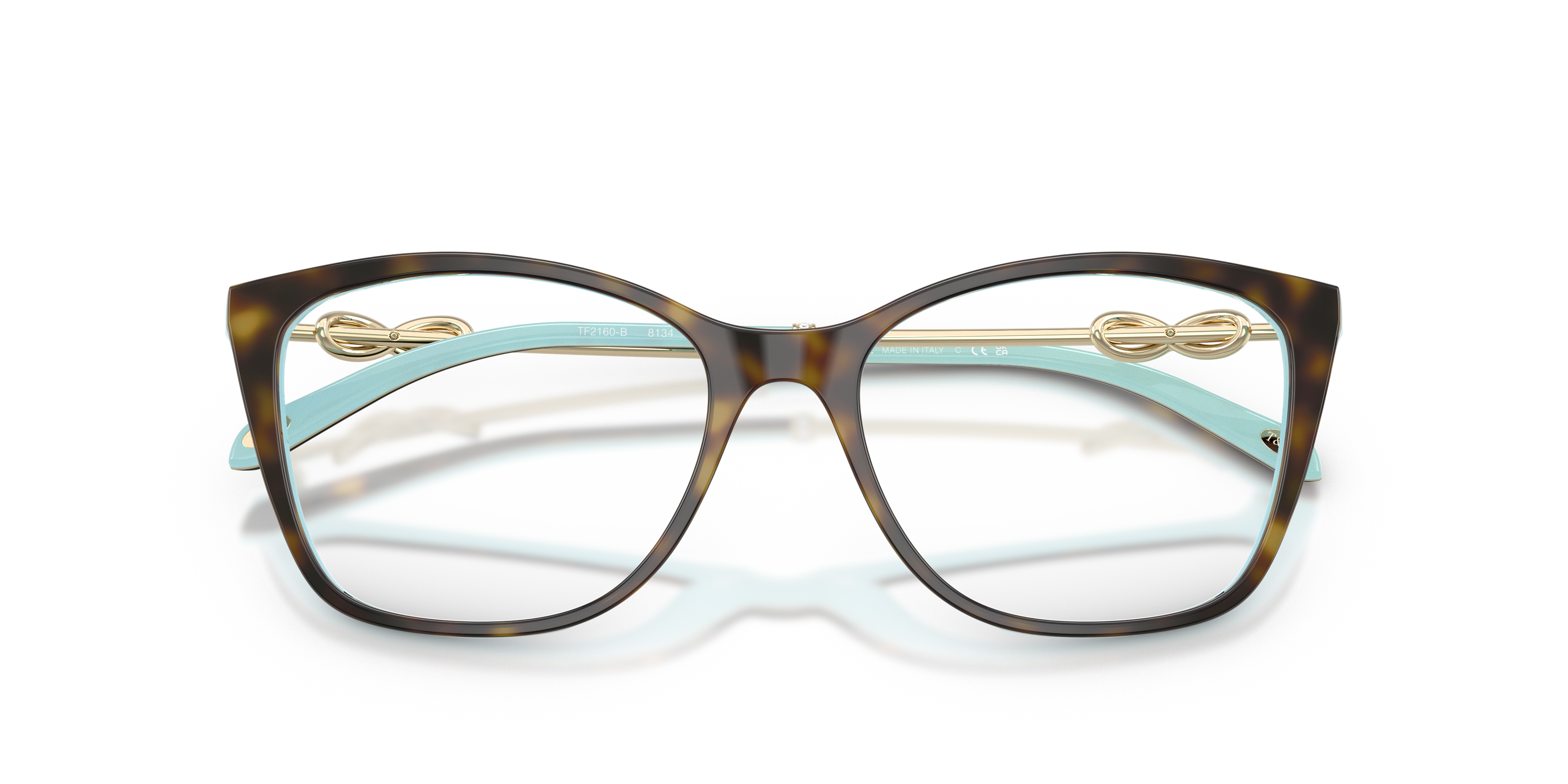 Occhiali da Sole Tiffany Donna TF2160B Havana On Tiffany Blue