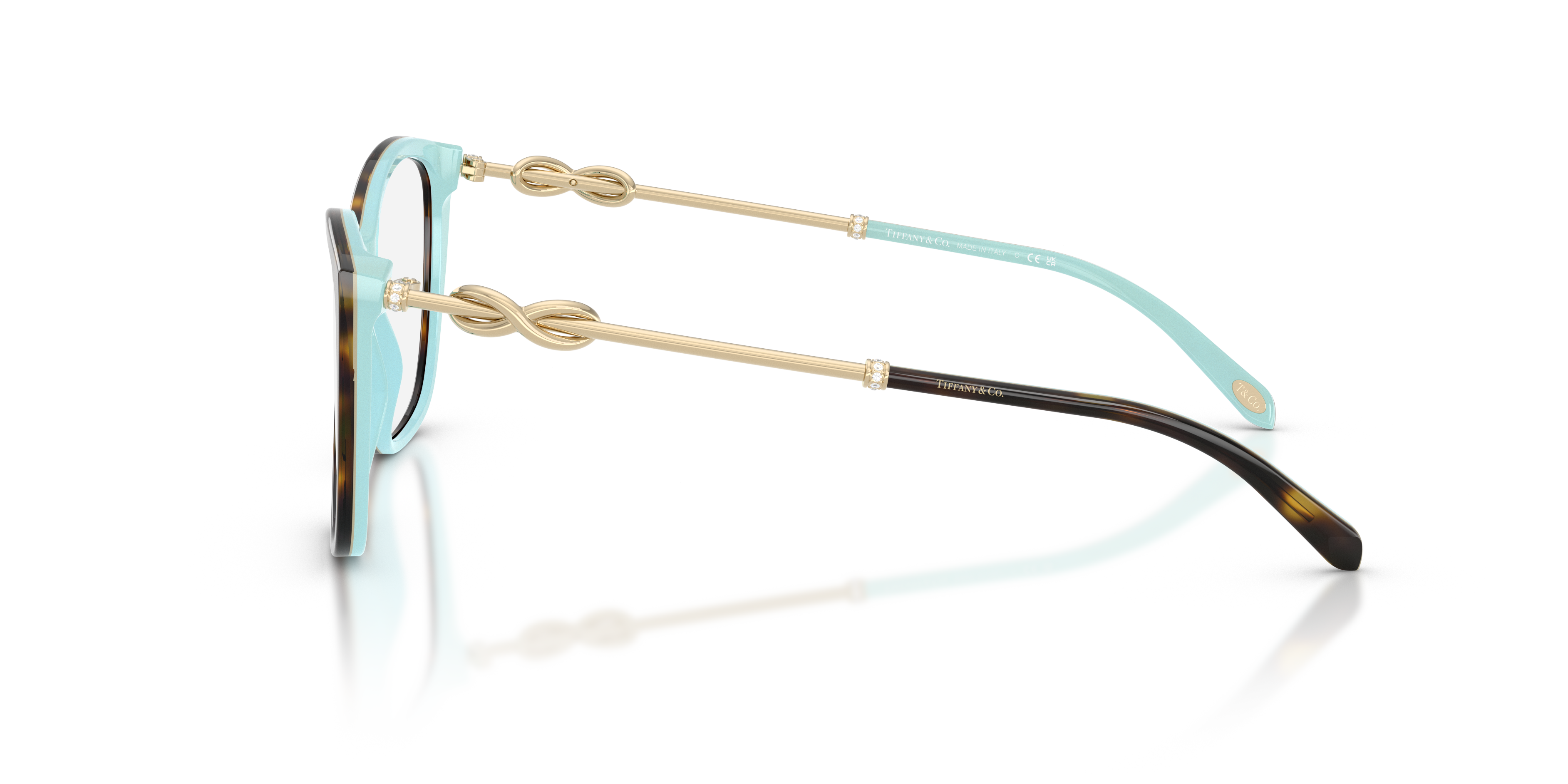 Occhiali da Sole Tiffany Donna TF2160B Havana On Tiffany Blue