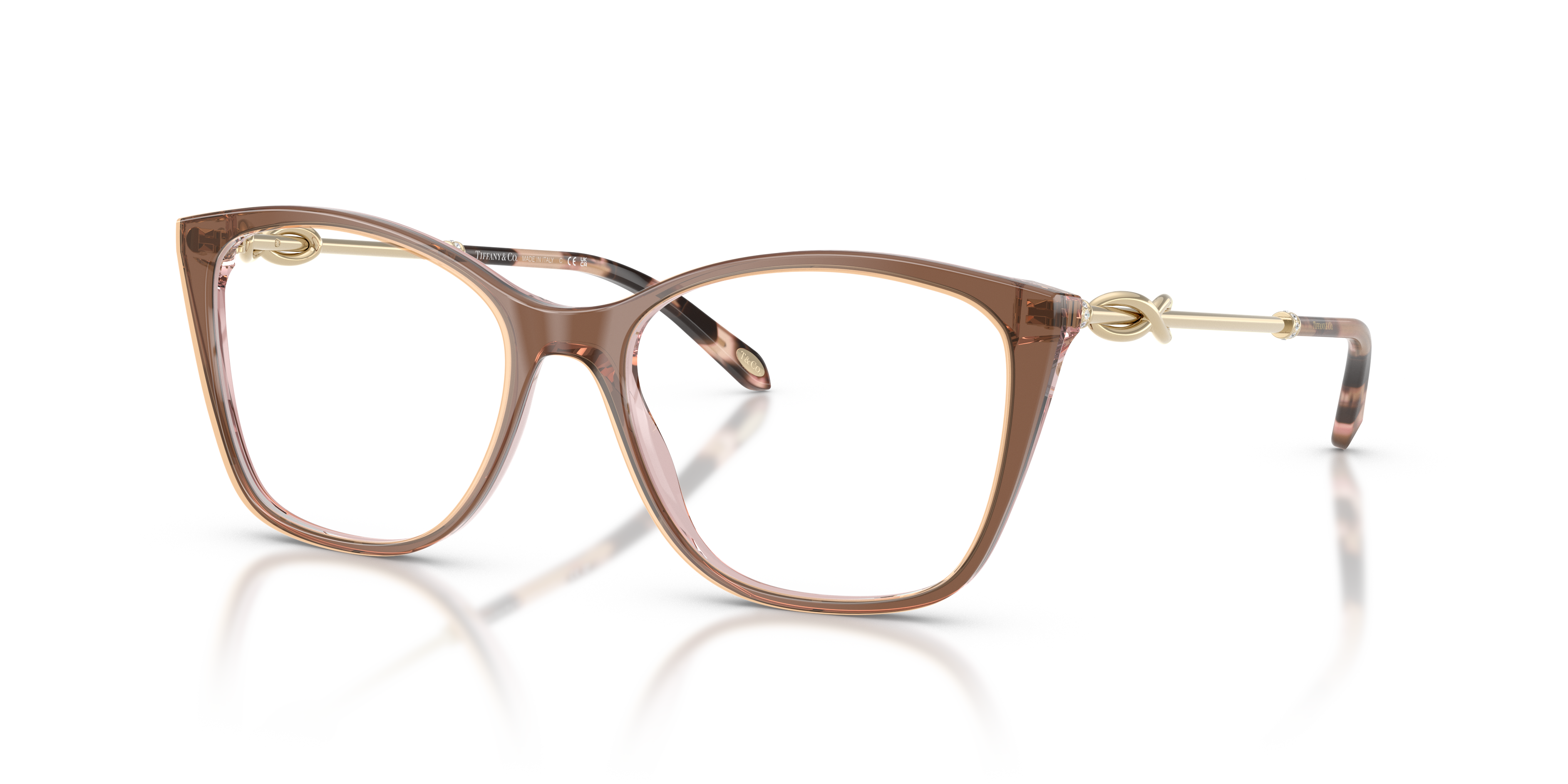 Occhiali da Sole Tiffany Donna TF2160B Havana On Tiffany Blue