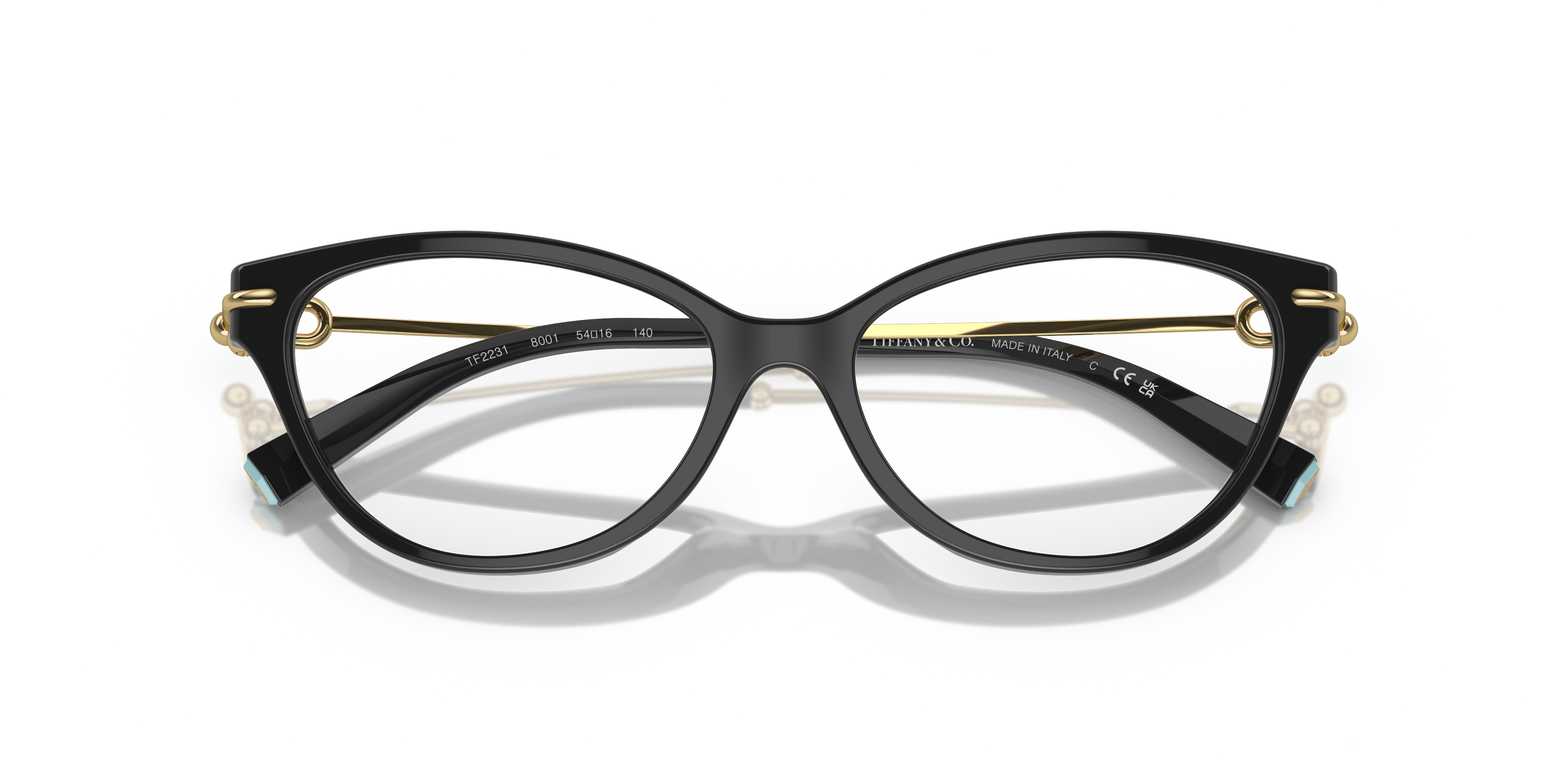 Occhiali da Sole Tiffany TF2231 Neri Donna Originali