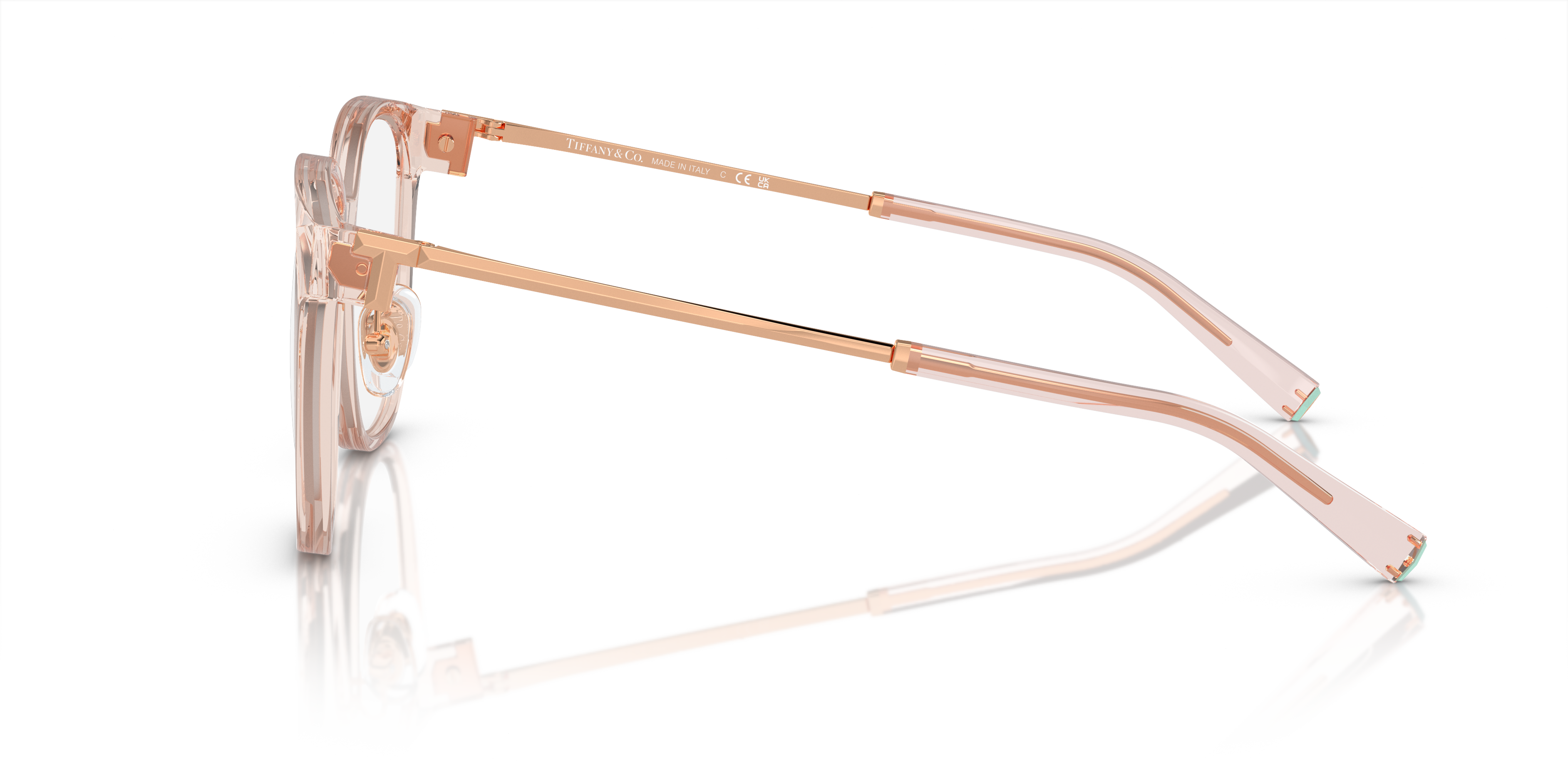 Occhiali da Sole Tiffany Donna TF2240D Crystal Nude Originali