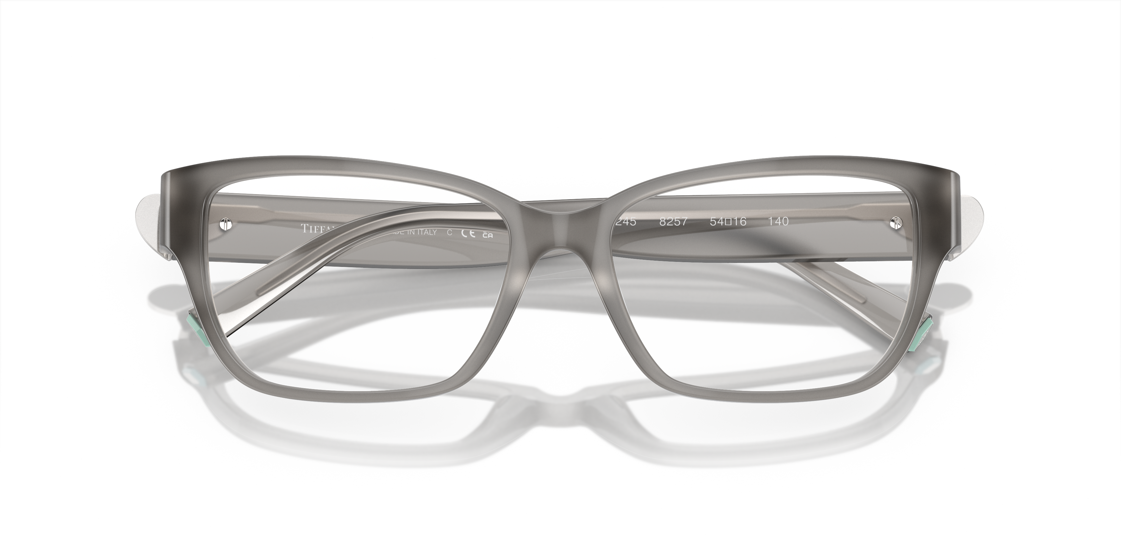 Occhiali da sole Tiffany & Co. TF2245 da donna neri, montatura in acetato con lenti scure e logo argento laterale.
