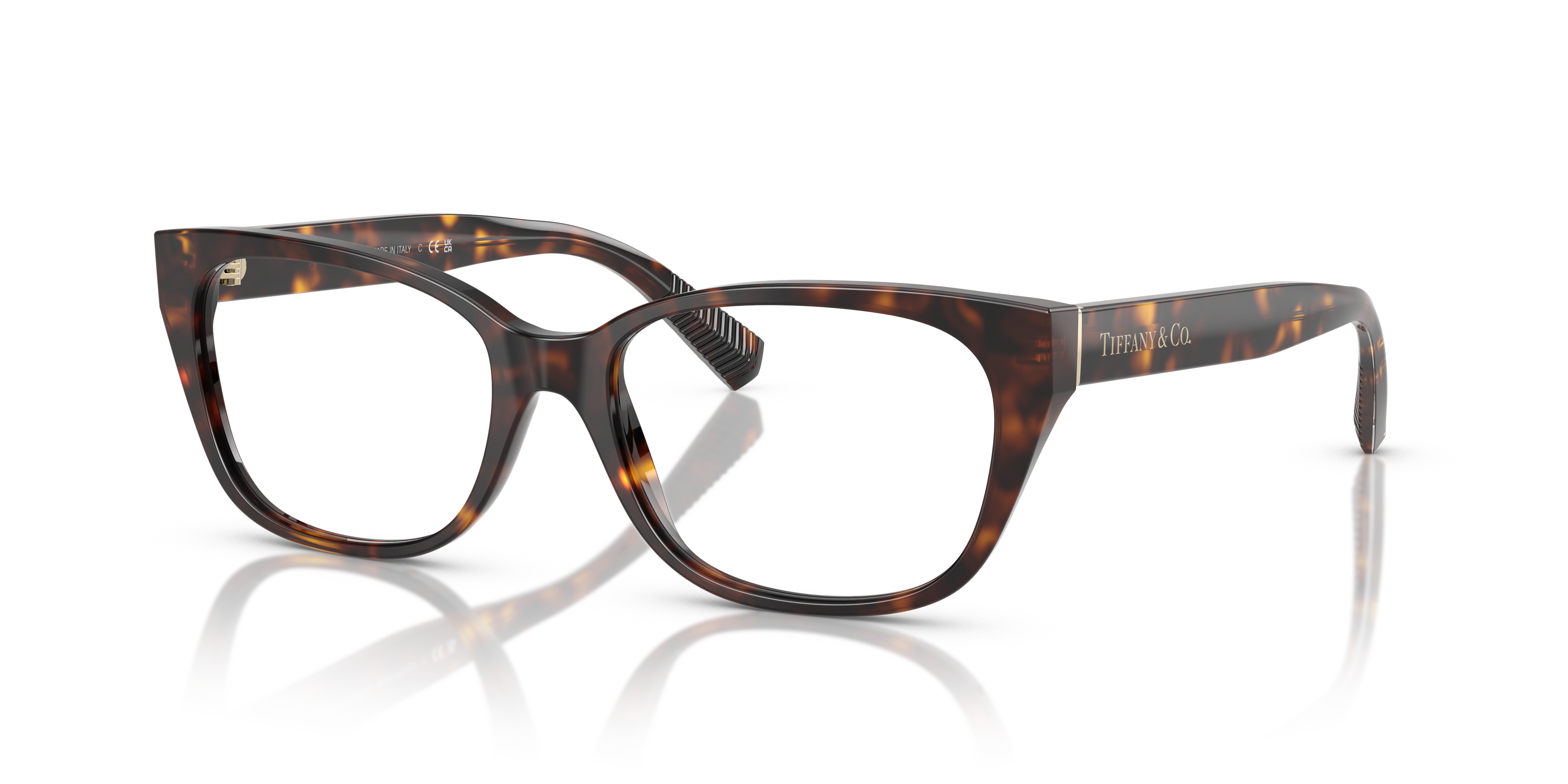 Occhiali da Sole Tiffany TF2261 Havana Tiffany Blue Originali