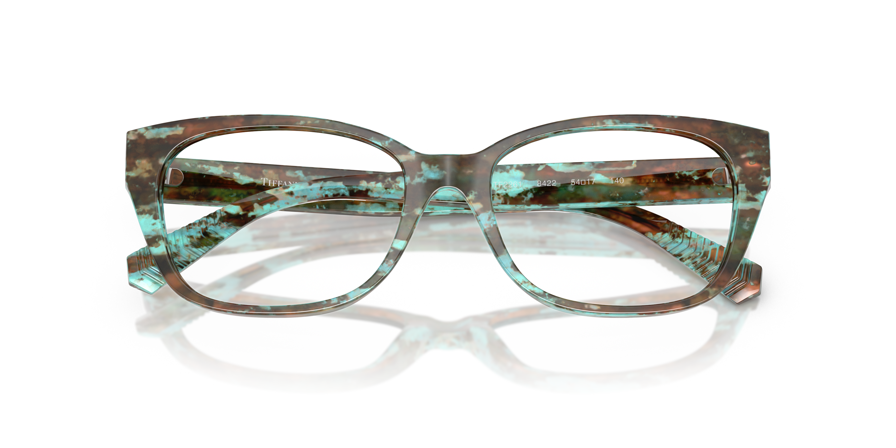 Occhiali da Sole Tiffany TF2261 Havana Tiffany Blue Originali