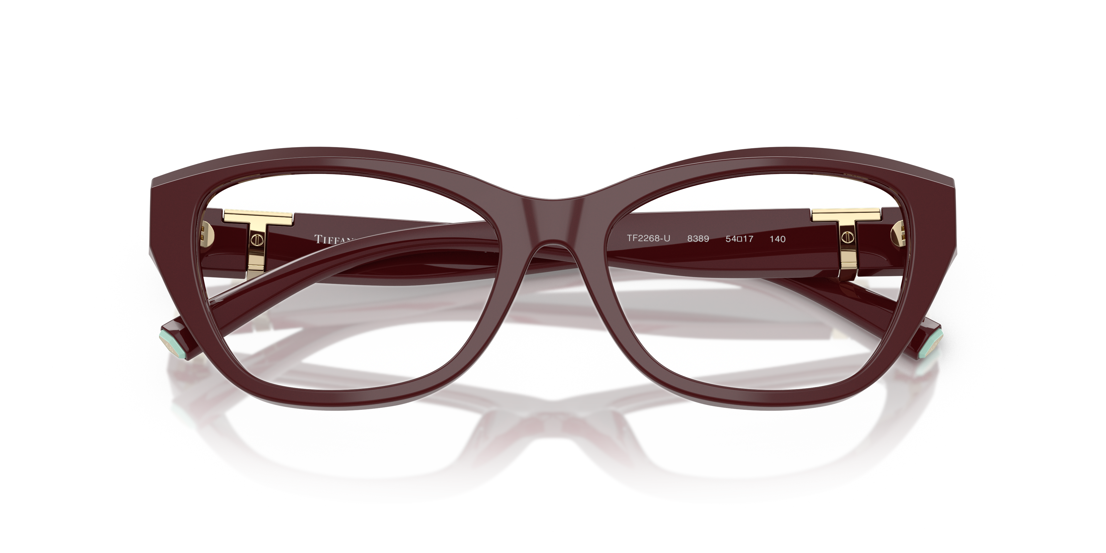 Occhiali da Sole Tiffany Donna TF2268U Bordeaux Originali