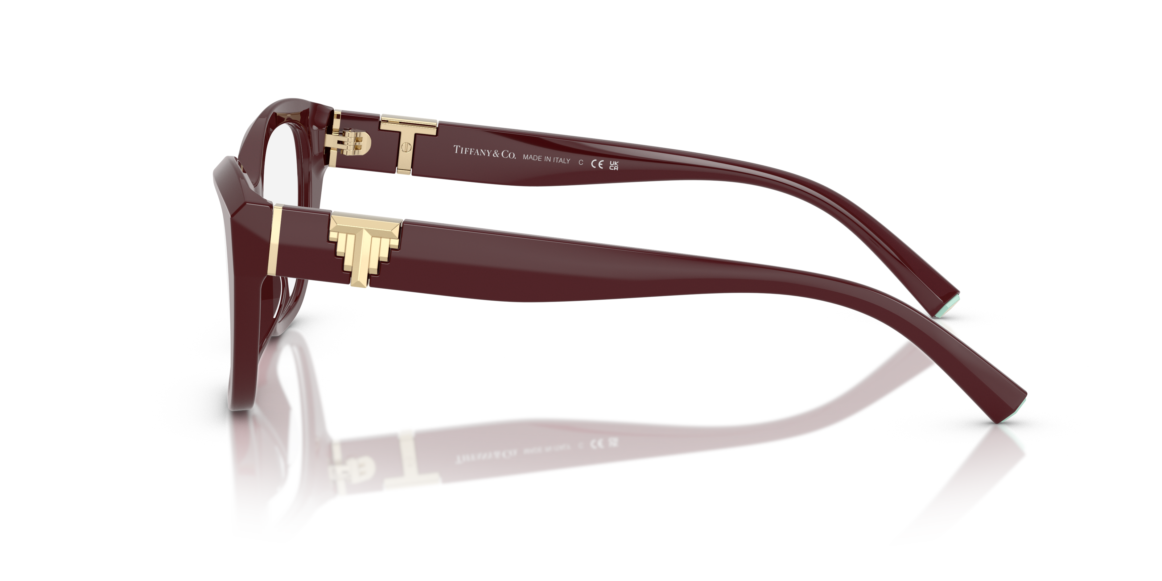 Occhiali da Sole Tiffany Donna TF2268U Bordeaux Originali