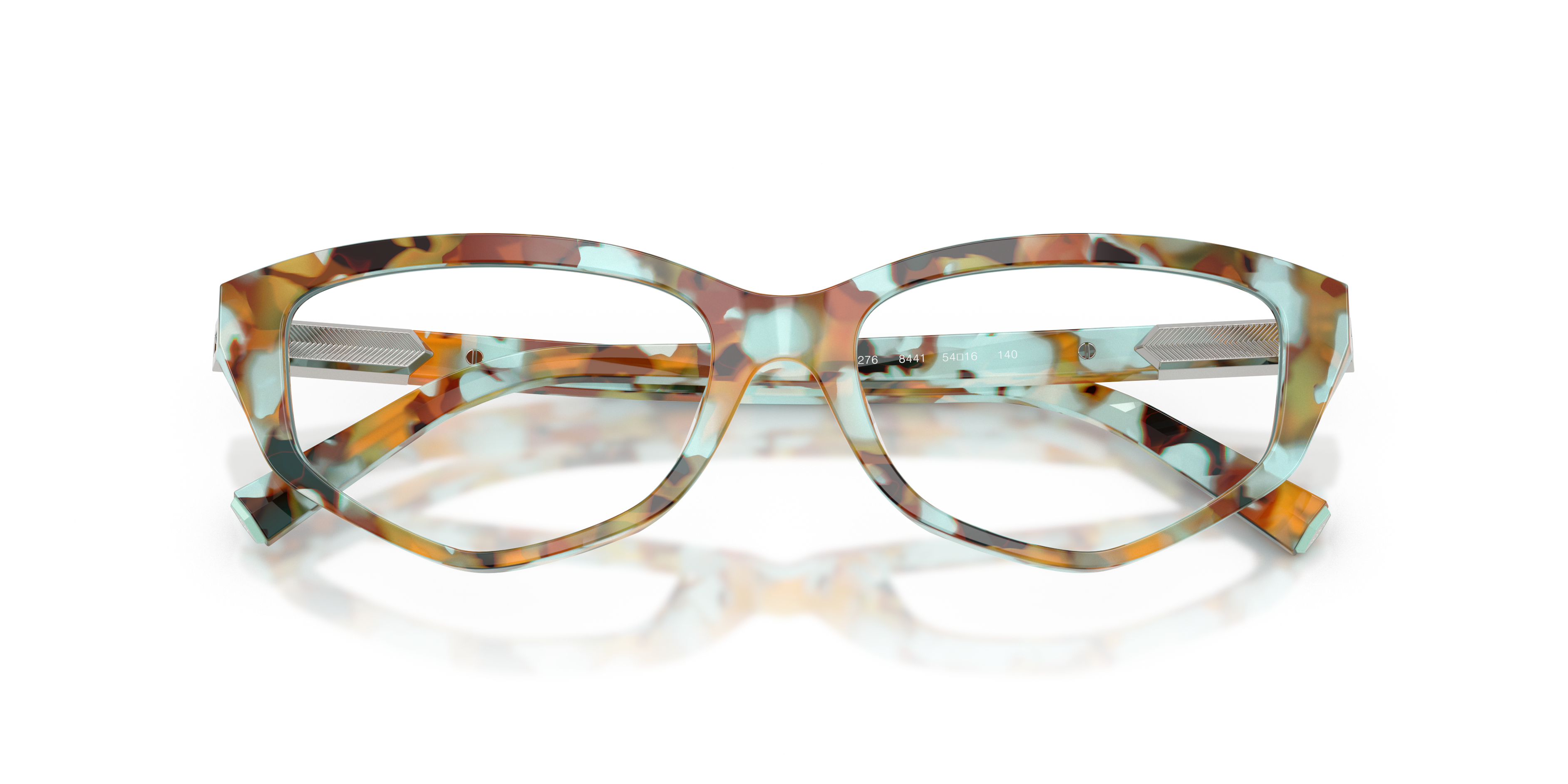 Occhiali da sole Tiffany & Co. modello 0TF2276 neri per donna con lenti scure e aste decorate.