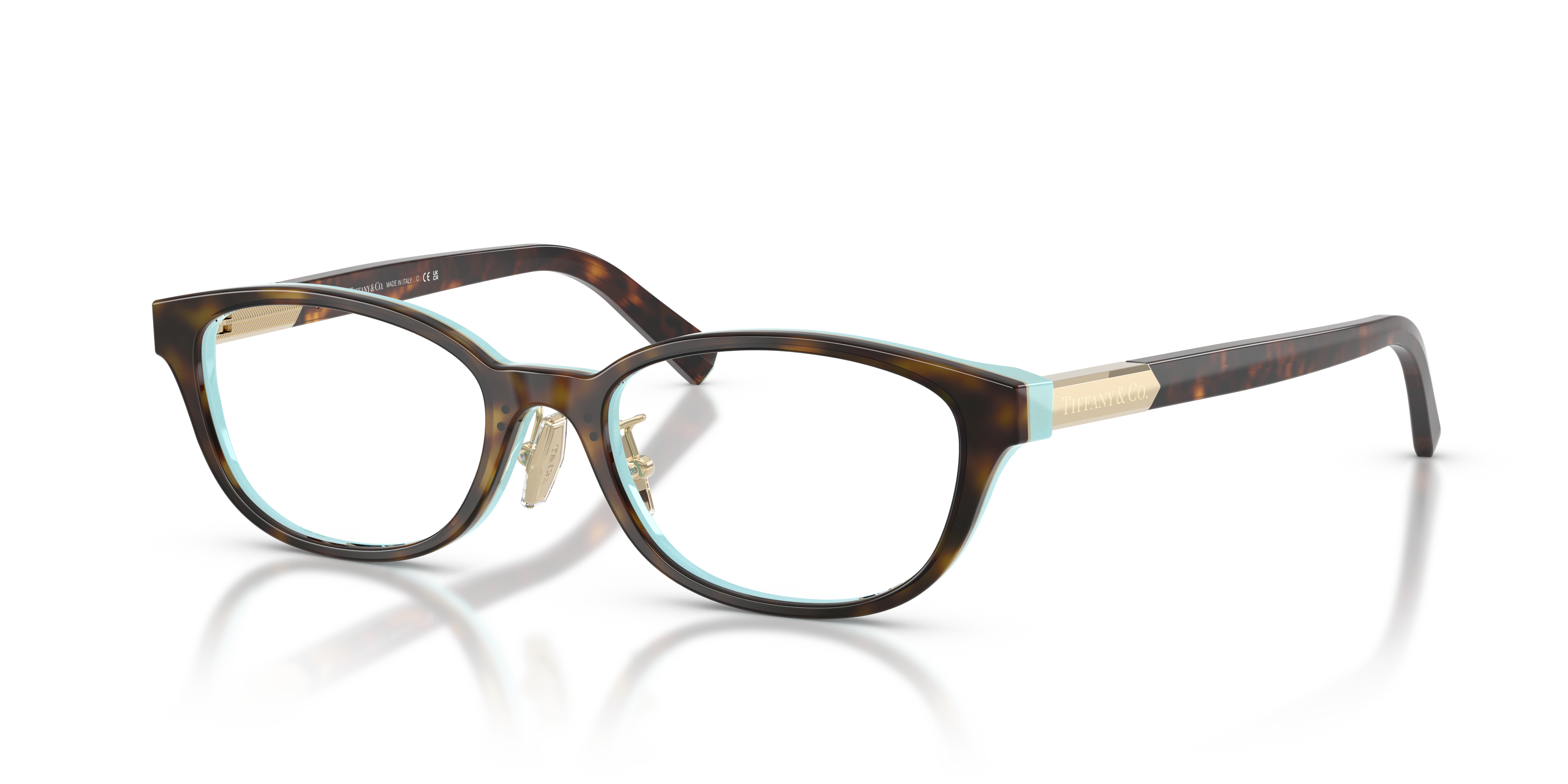 Occhiali da Sole Tiffany TF2280D Spotted Brown Havana Donna Originali