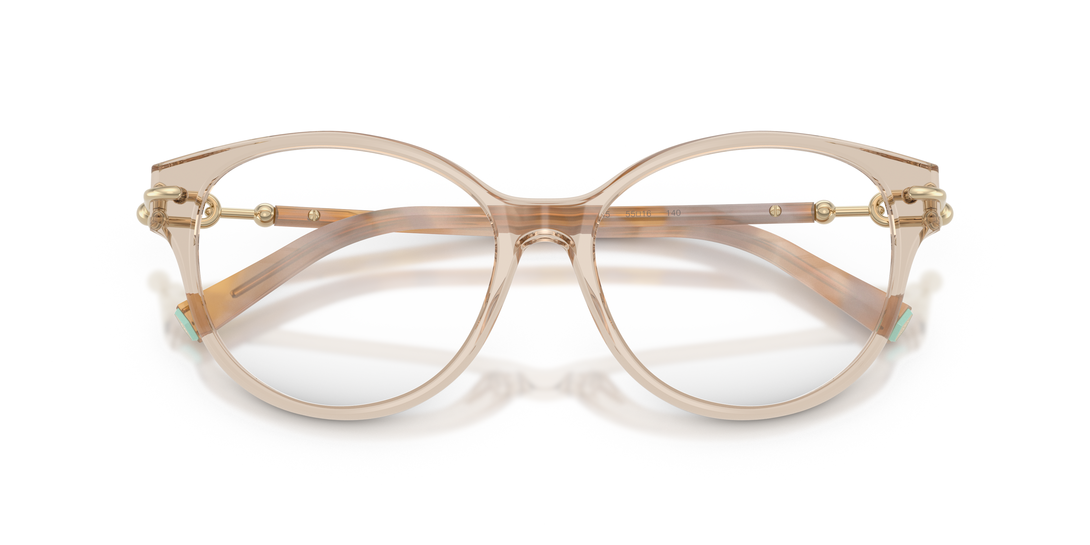 Occhiali da sole Tiffany TF2289 neri da donna in primo piano, con custodia originale e panno per la pulizia.