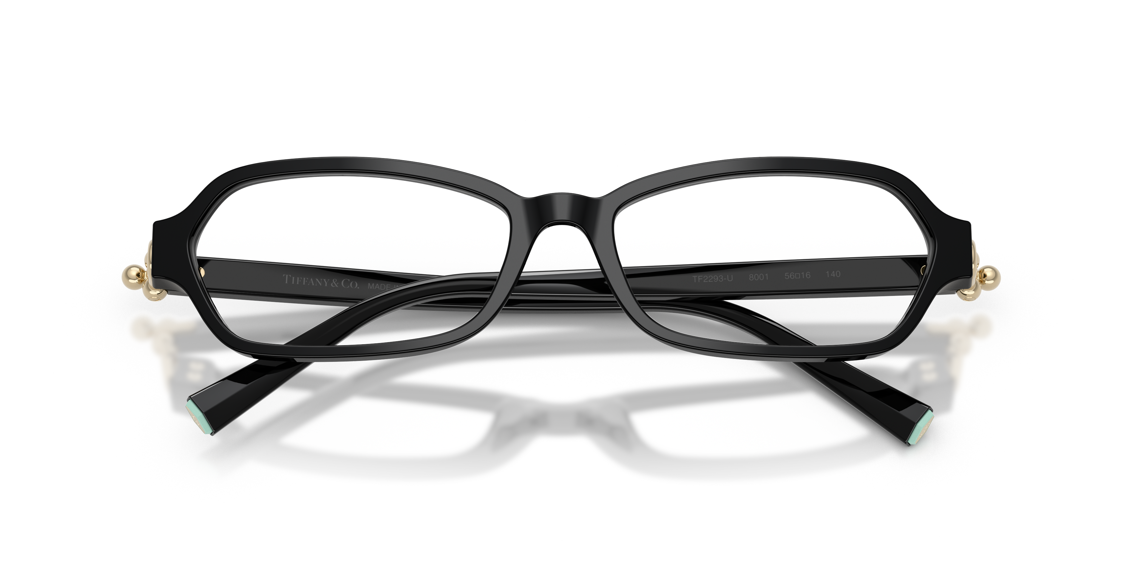 Occhiali da sole Tiffany & Co. modello TF2293U da donna, colore Havana, montatura cat-eye/farfalla elegante e lenti scure, mo