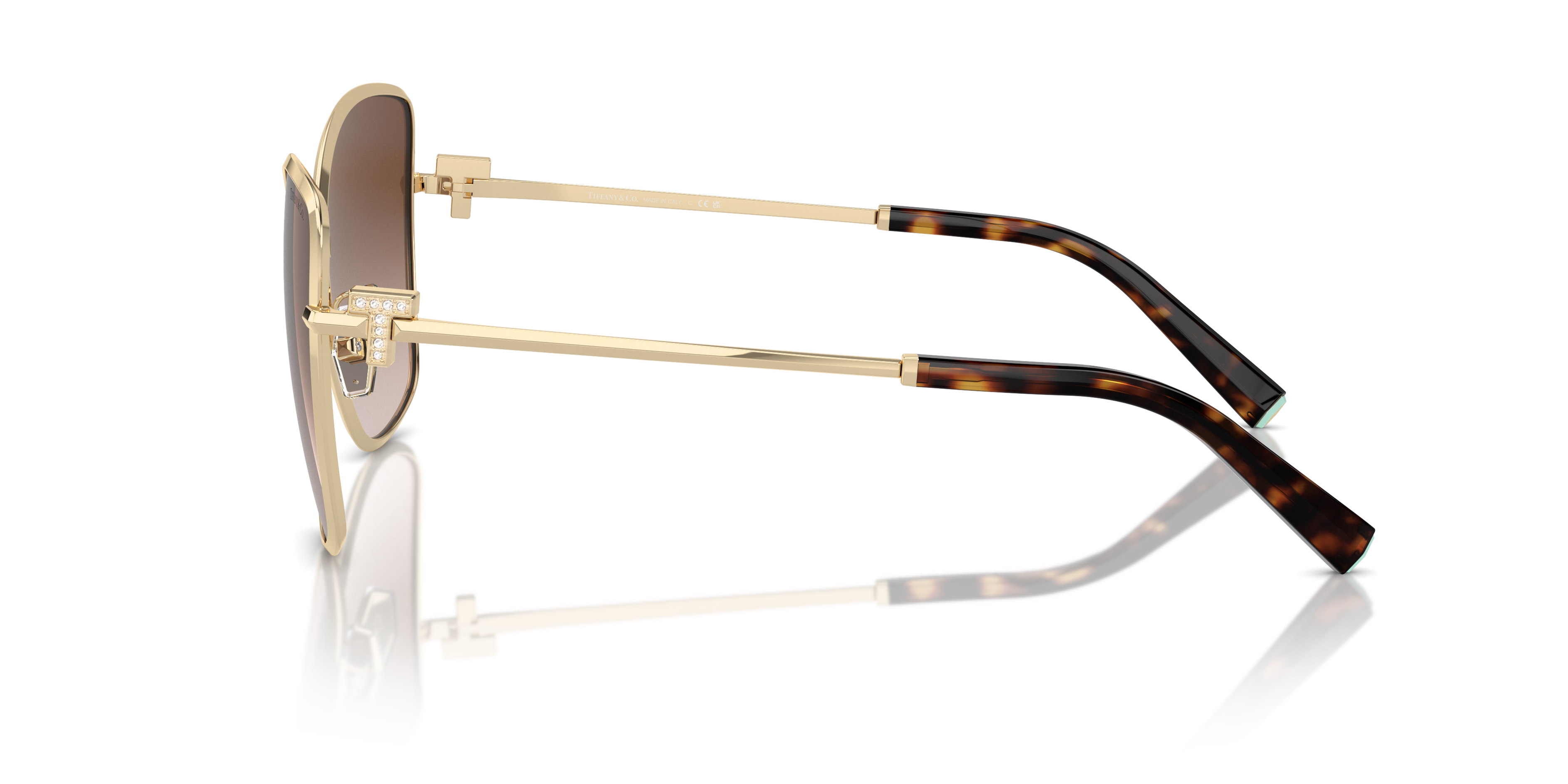 Occhiali da Sole Tiffany 0TF3102B Donna Pale Gold Originali