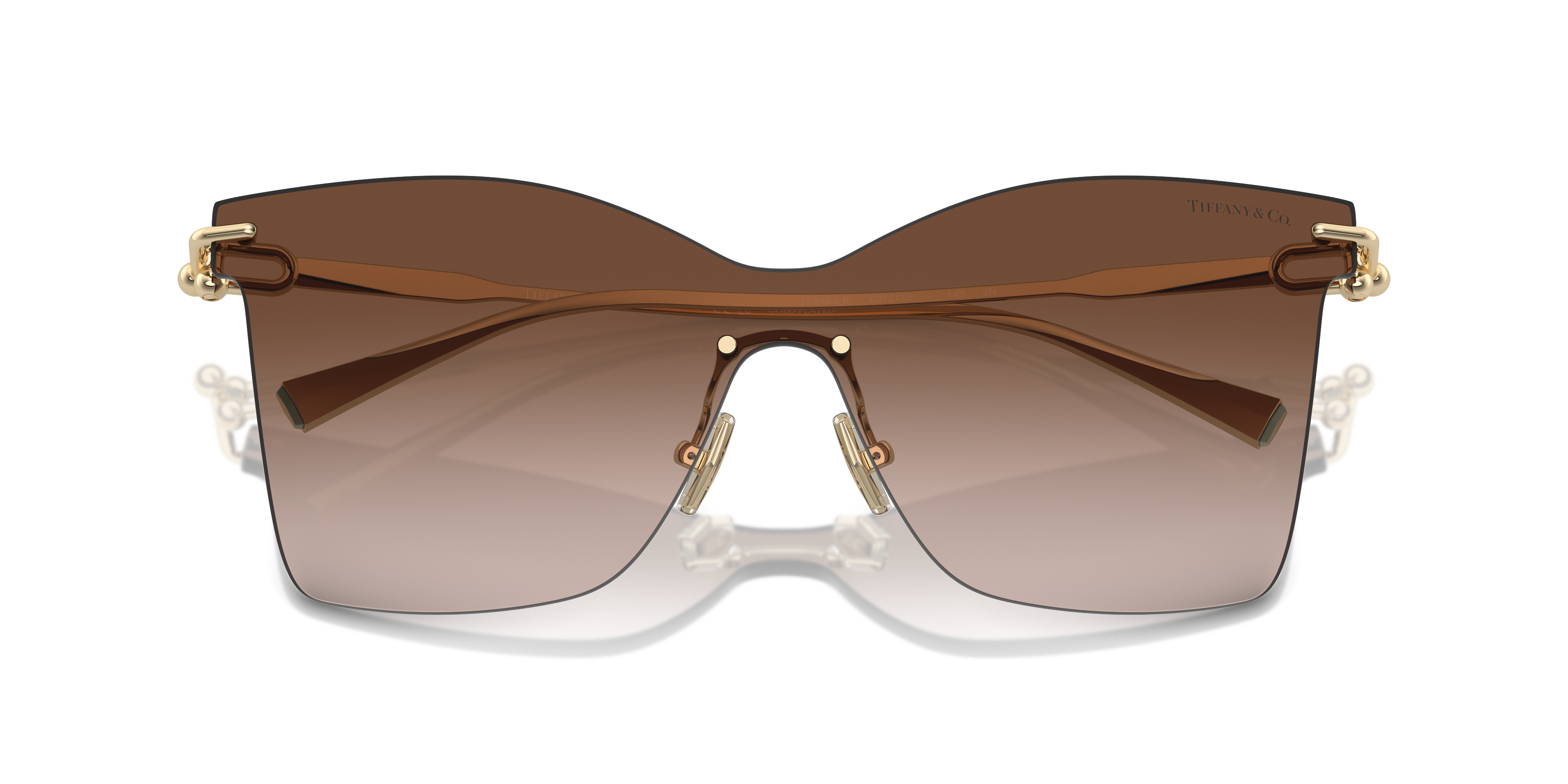 Occhiali da sole Tiffany TF3103K donna Gold Plated | Originali